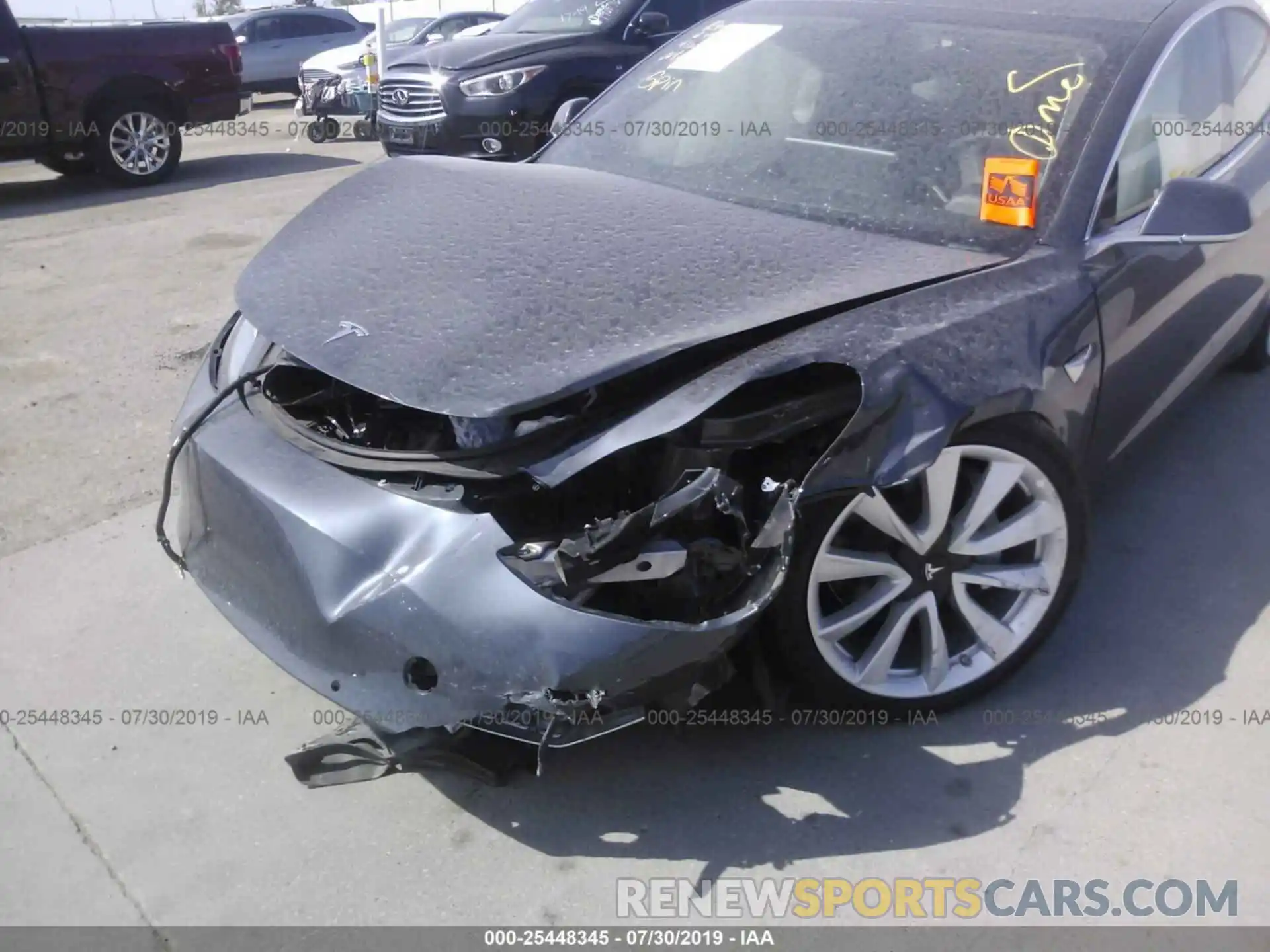 6 Photograph of a damaged car 5YJ3E1EB8KF389294 TESLA MODEL 3 2019