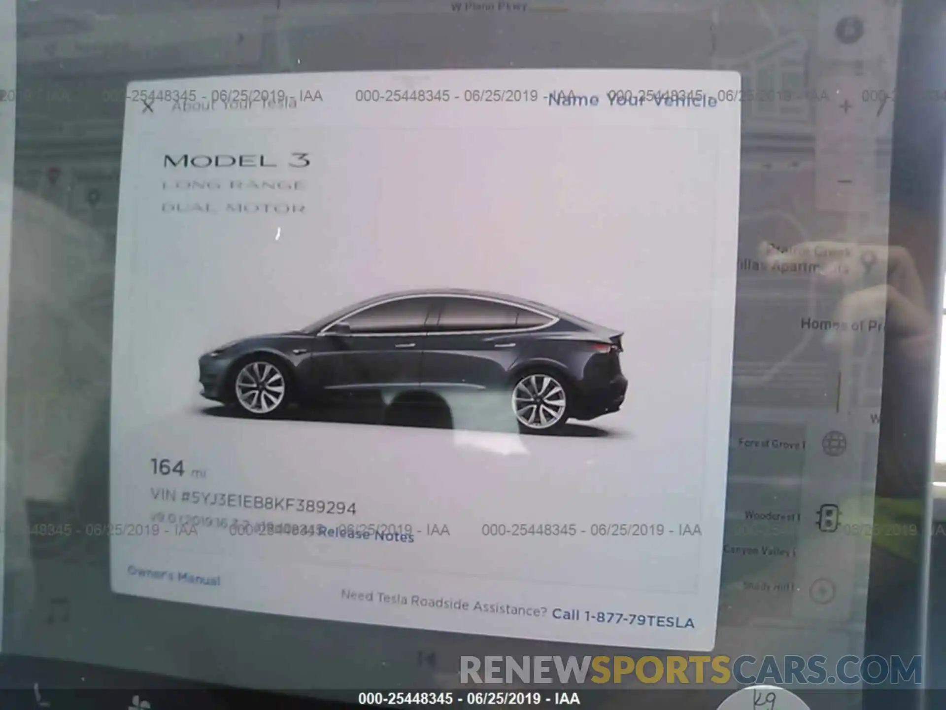 7 Photograph of a damaged car 5YJ3E1EB8KF389294 TESLA MODEL 3 2019