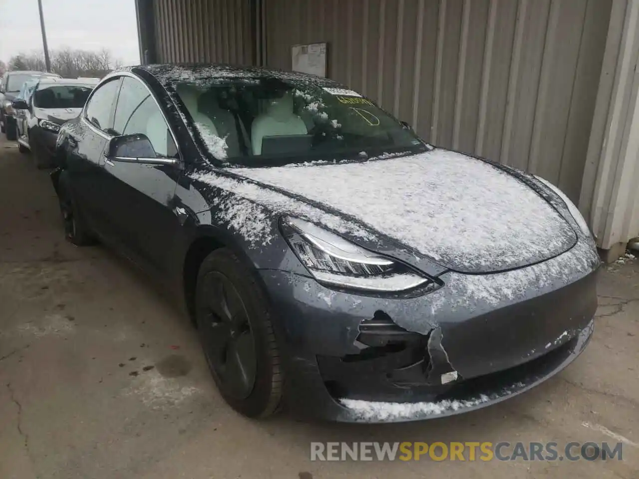 1 Photograph of a damaged car 5YJ3E1EB8KF390817 TESLA MODEL 3 2019