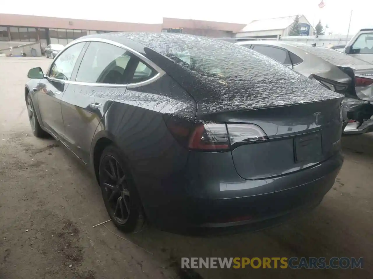 3 Photograph of a damaged car 5YJ3E1EB8KF390817 TESLA MODEL 3 2019