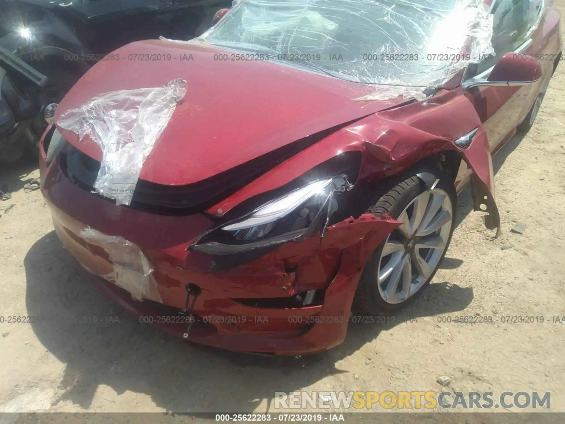 6 Photograph of a damaged car 5YJ3E1EB8KF391773 TESLA MODEL 3 2019