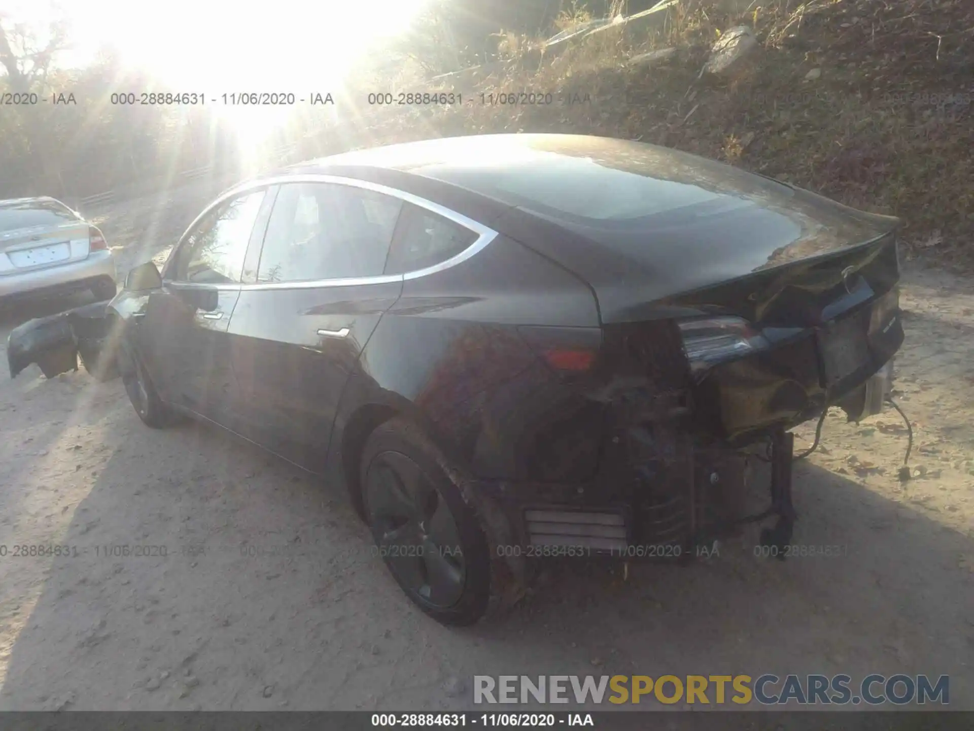 3 Photograph of a damaged car 5YJ3E1EB8KF406692 TESLA MODEL 3 2019