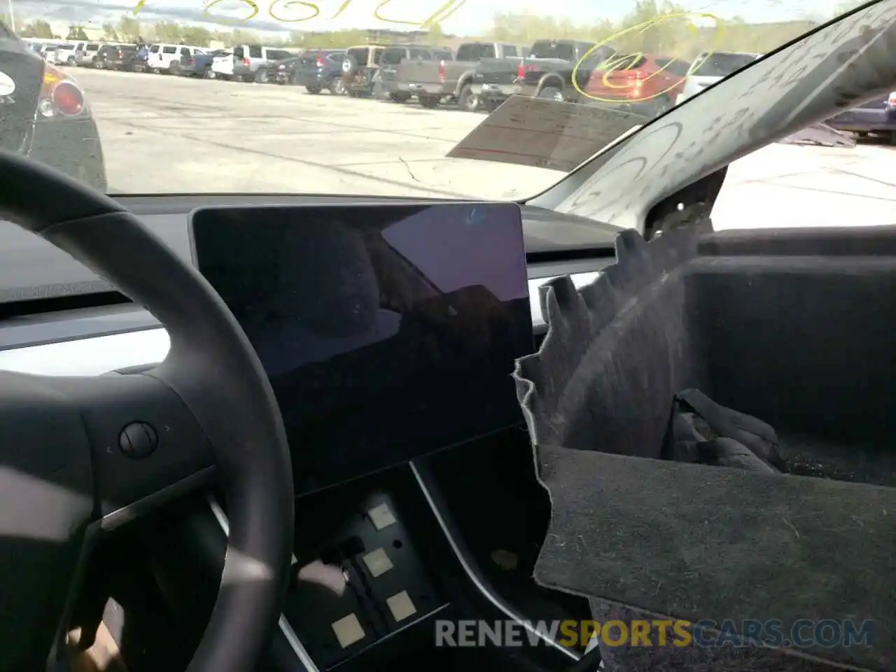 8 Photograph of a damaged car 5YJ3E1EB8KF406952 TESLA MODEL 3 2019