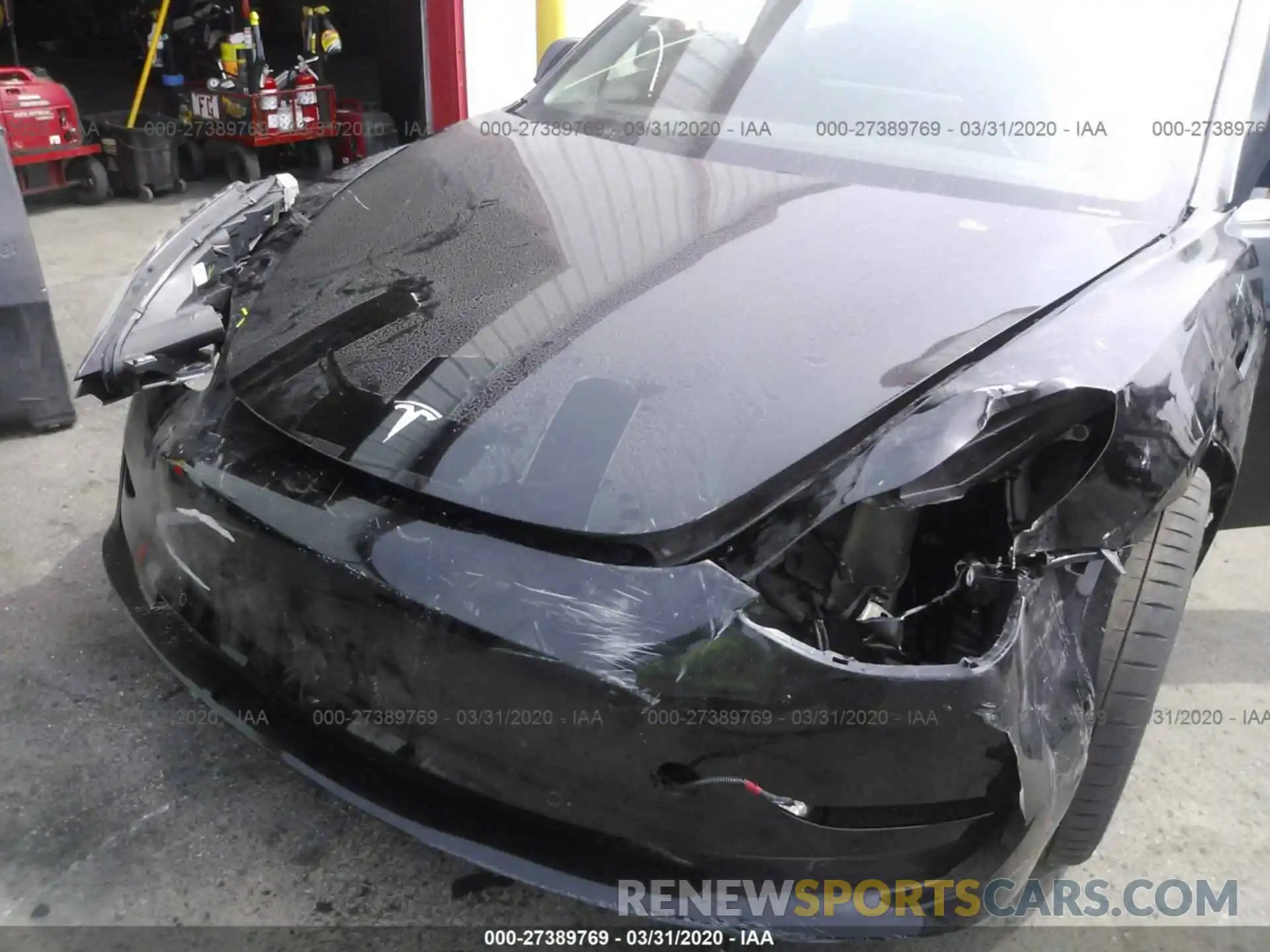 6 Фотография поврежденного автомобиля 5YJ3E1EB8KF425520 TESLA MODEL 3 2019