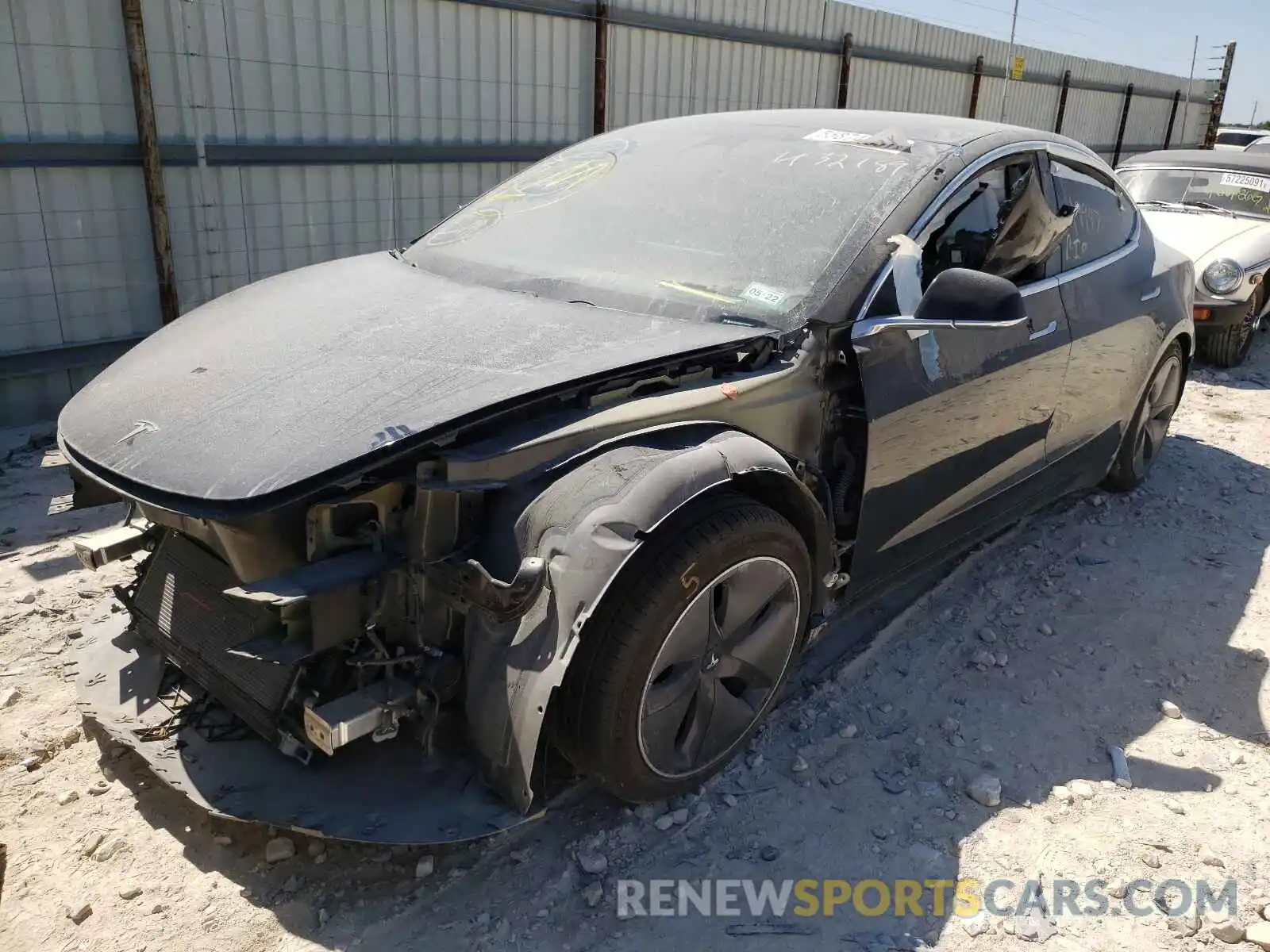 2 Photograph of a damaged car 5YJ3E1EB8KF432189 TESLA MODEL 3 2019