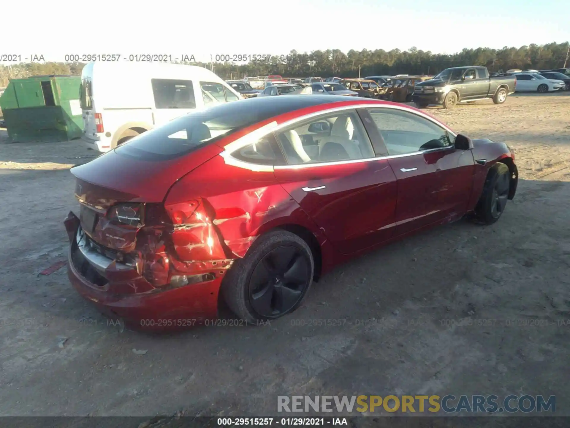 4 Photograph of a damaged car 5YJ3E1EB8KF437750 TESLA MODEL 3 2019