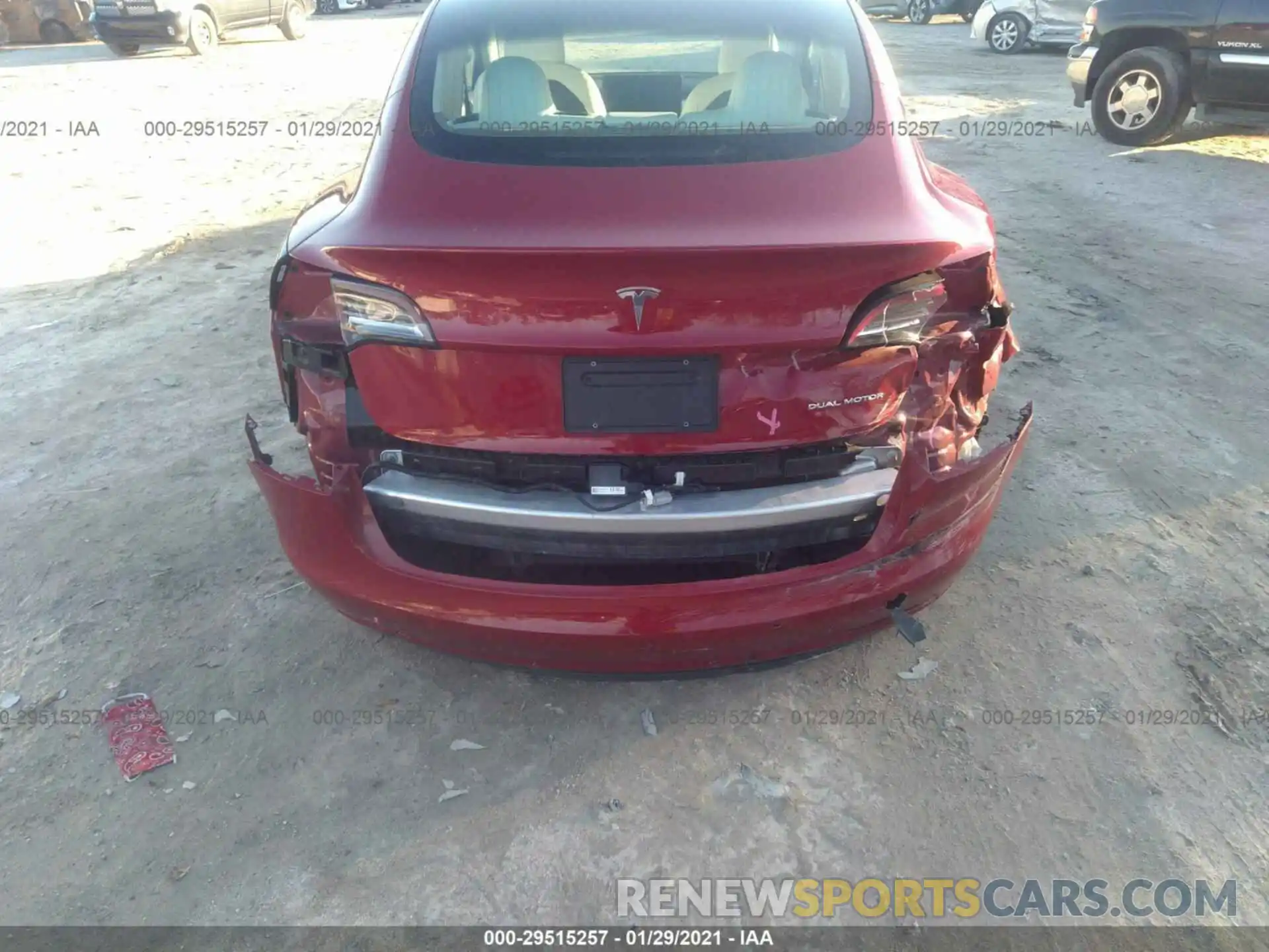 6 Photograph of a damaged car 5YJ3E1EB8KF437750 TESLA MODEL 3 2019