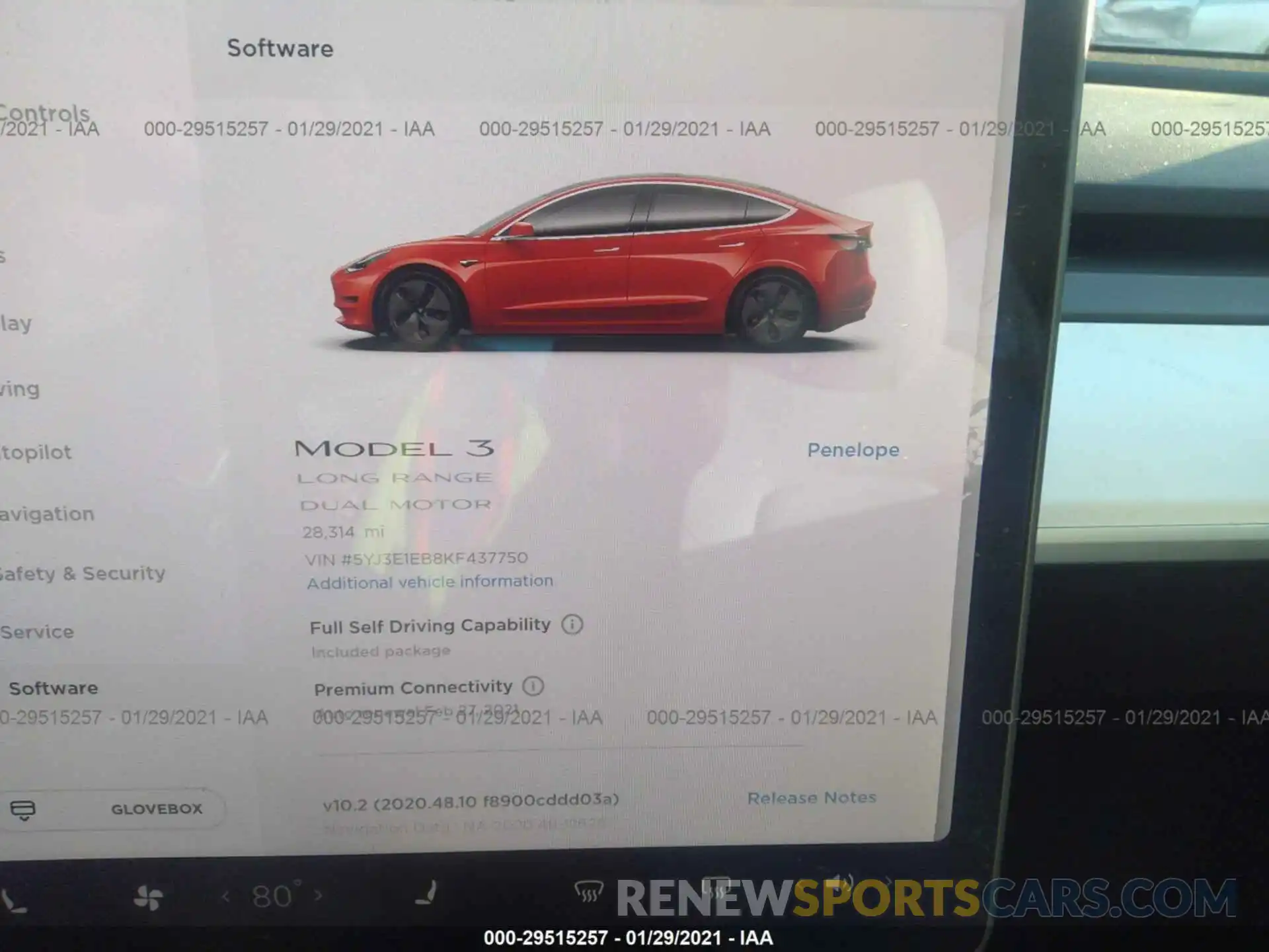 7 Фотография поврежденного автомобиля 5YJ3E1EB8KF437750 TESLA MODEL 3 2019