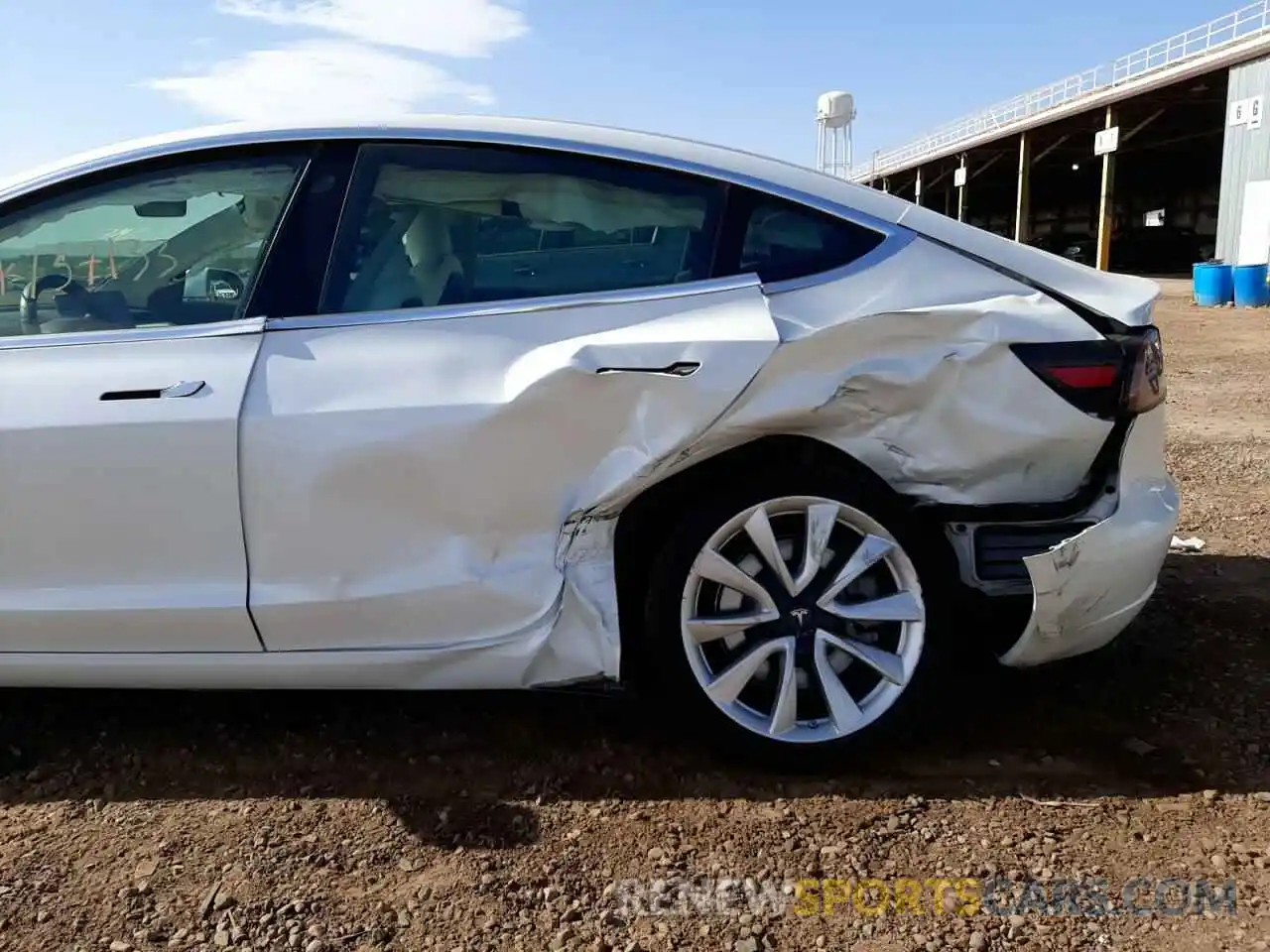 9 Photograph of a damaged car 5YJ3E1EB8KF437845 TESLA MODEL 3 2019