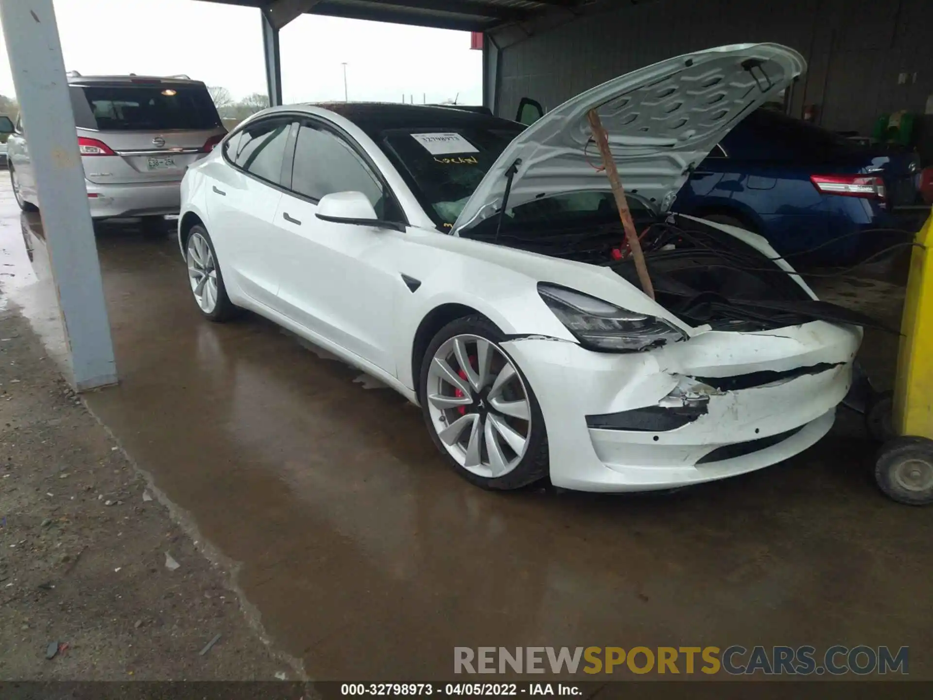 1 Фотография поврежденного автомобиля 5YJ3E1EB8KF441636 TESLA MODEL 3 2019