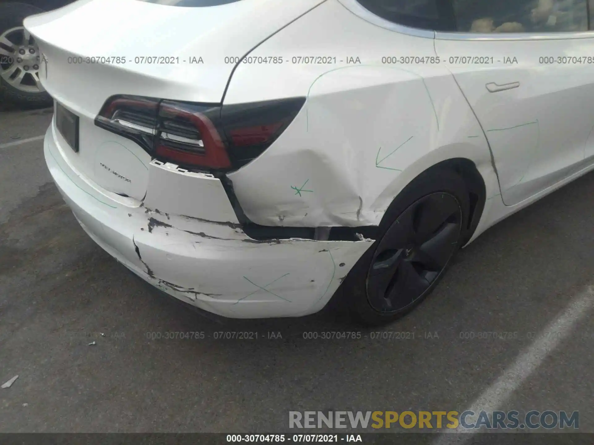 6 Photograph of a damaged car 5YJ3E1EB8KF442270 TESLA MODEL 3 2019