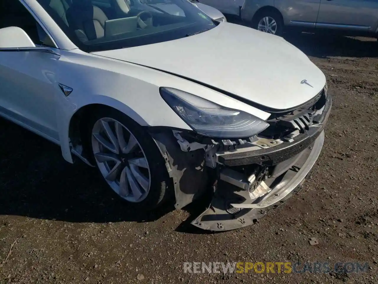 9 Photograph of a damaged car 5YJ3E1EB8KF448229 TESLA MODEL 3 2019