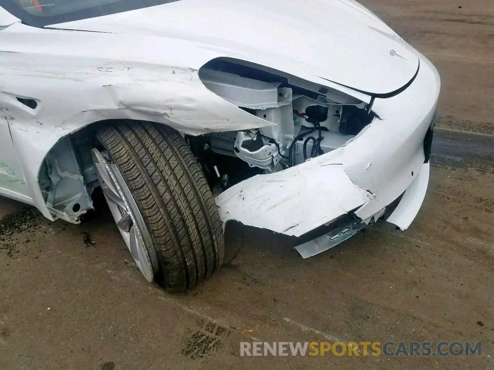 9 Photograph of a damaged car 5YJ3E1EB8KF454175 TESLA MODEL 3 2019