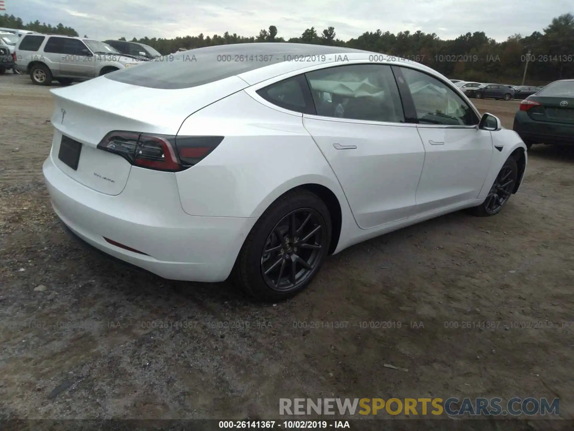 4 Photograph of a damaged car 5YJ3E1EB8KF469226 TESLA MODEL 3 2019