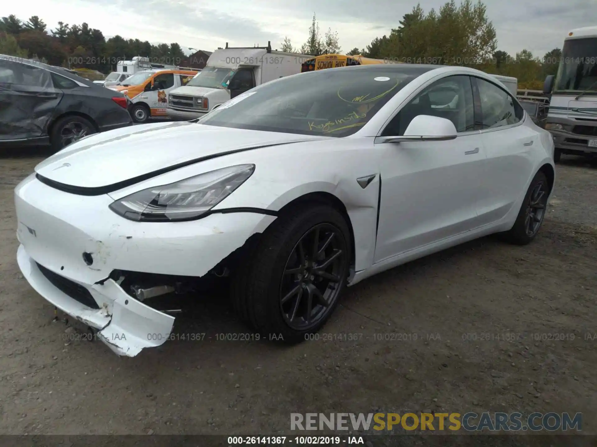 6 Фотография поврежденного автомобиля 5YJ3E1EB8KF469226 TESLA MODEL 3 2019