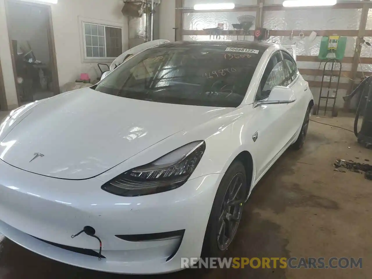 2 Photograph of a damaged car 5YJ3E1EB8KF469890 TESLA MODEL 3 2019