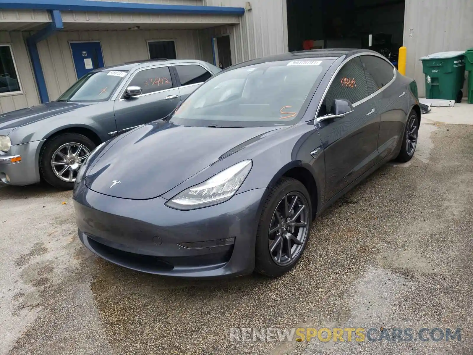 2 Фотография поврежденного автомобиля 5YJ3E1EB8KF477360 TESLA MODEL 3 2019