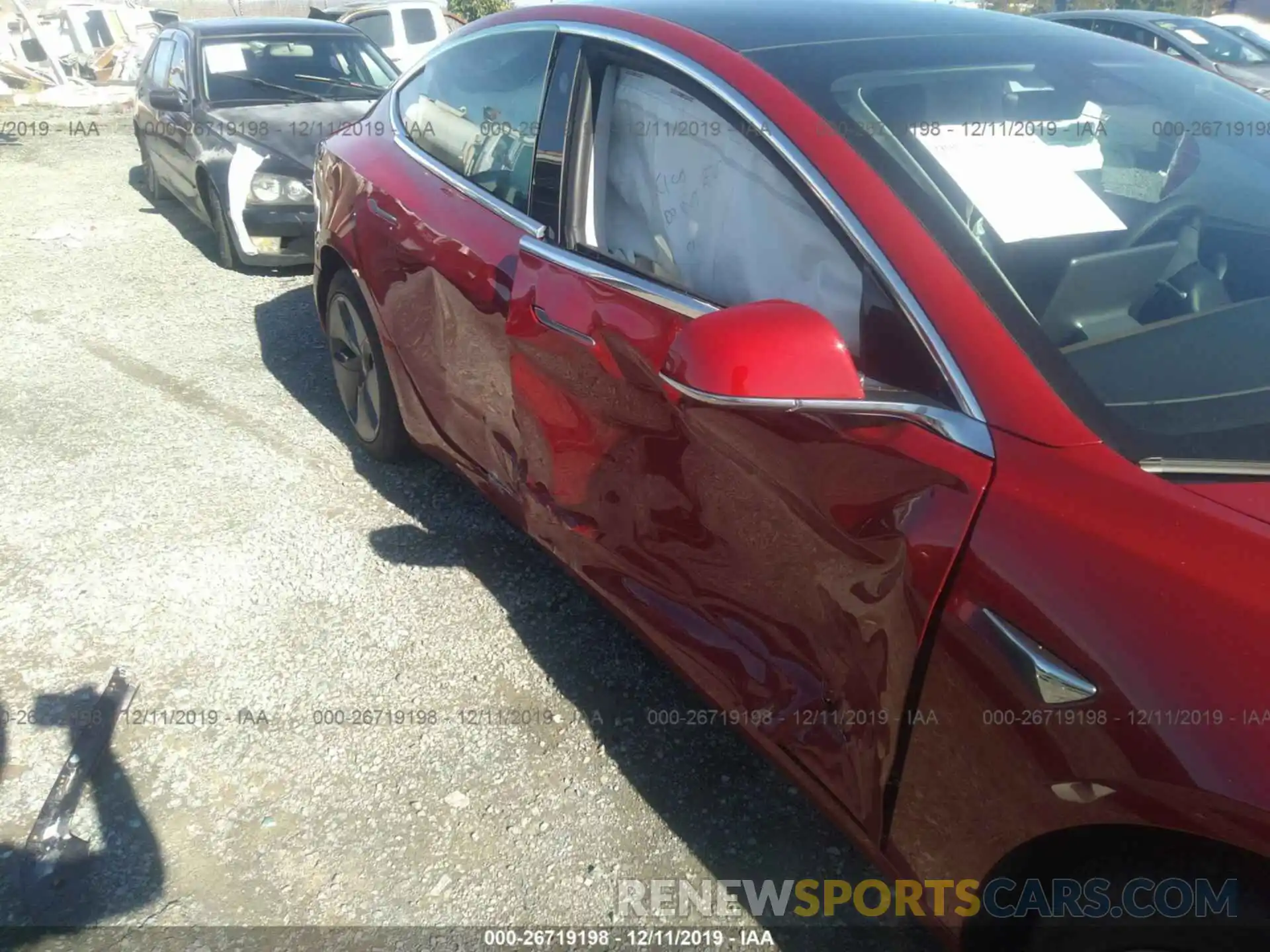 6 Photograph of a damaged car 5YJ3E1EB8KF492828 TESLA MODEL 3 2019