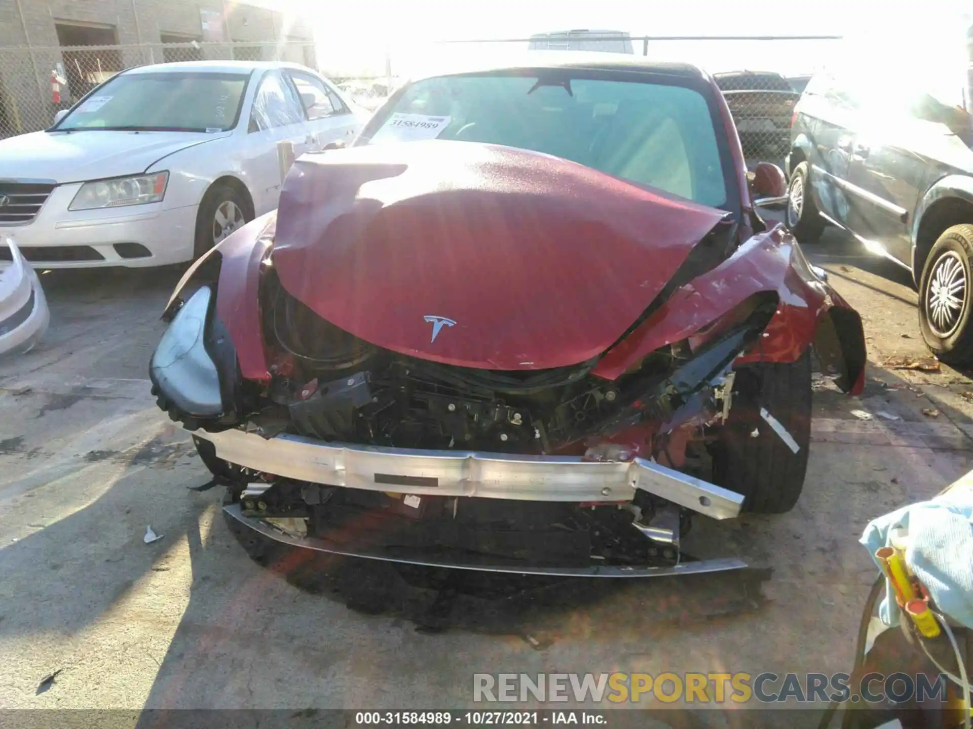 6 Photograph of a damaged car 5YJ3E1EB8KF492845 TESLA MODEL 3 2019