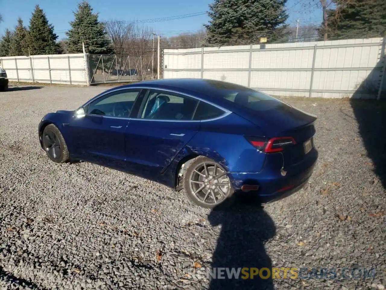 3 Photograph of a damaged car 5YJ3E1EB8KF497267 TESLA MODEL 3 2019