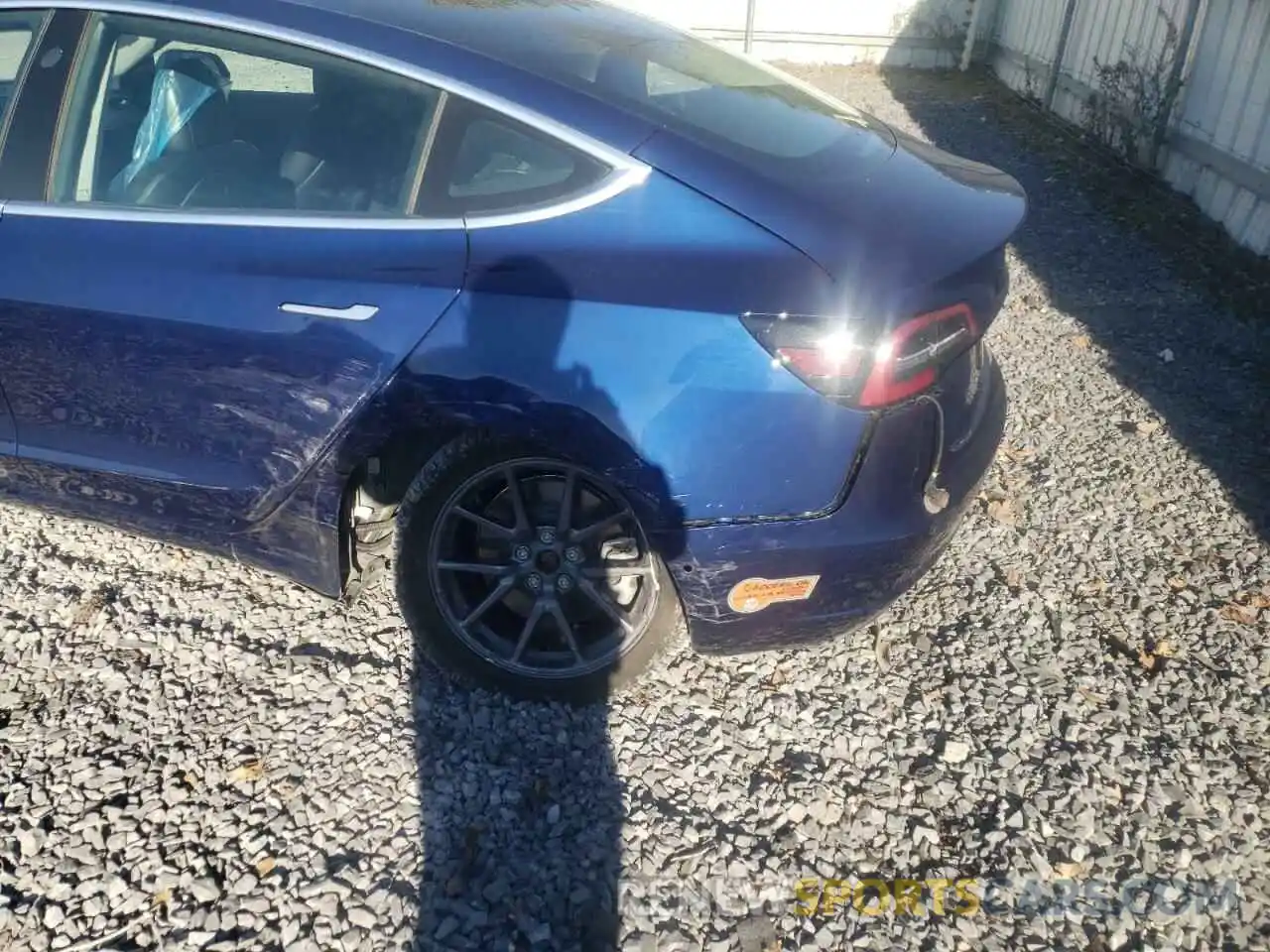 9 Photograph of a damaged car 5YJ3E1EB8KF497267 TESLA MODEL 3 2019