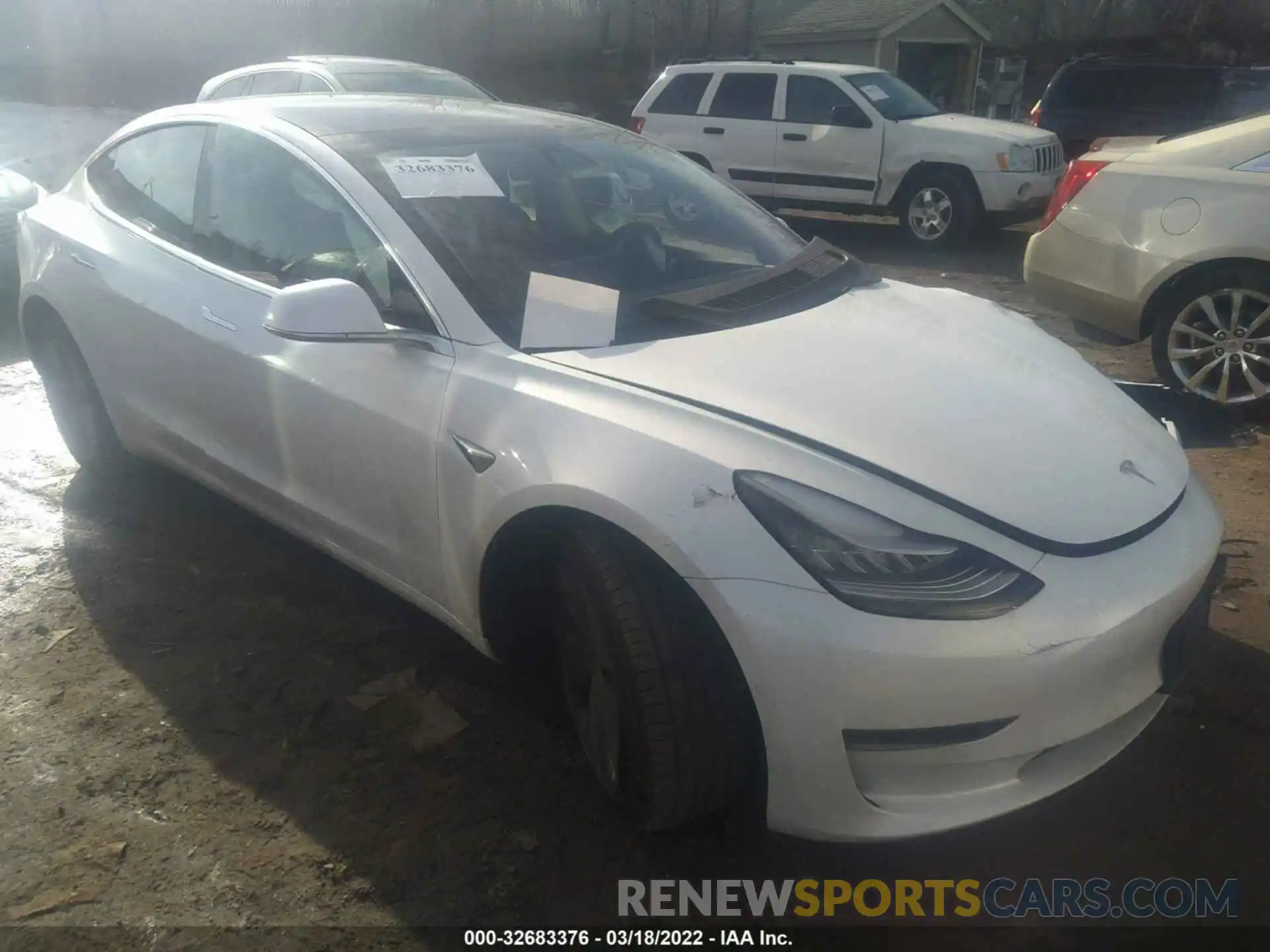 1 Photograph of a damaged car 5YJ3E1EB8KF511829 TESLA MODEL 3 2019