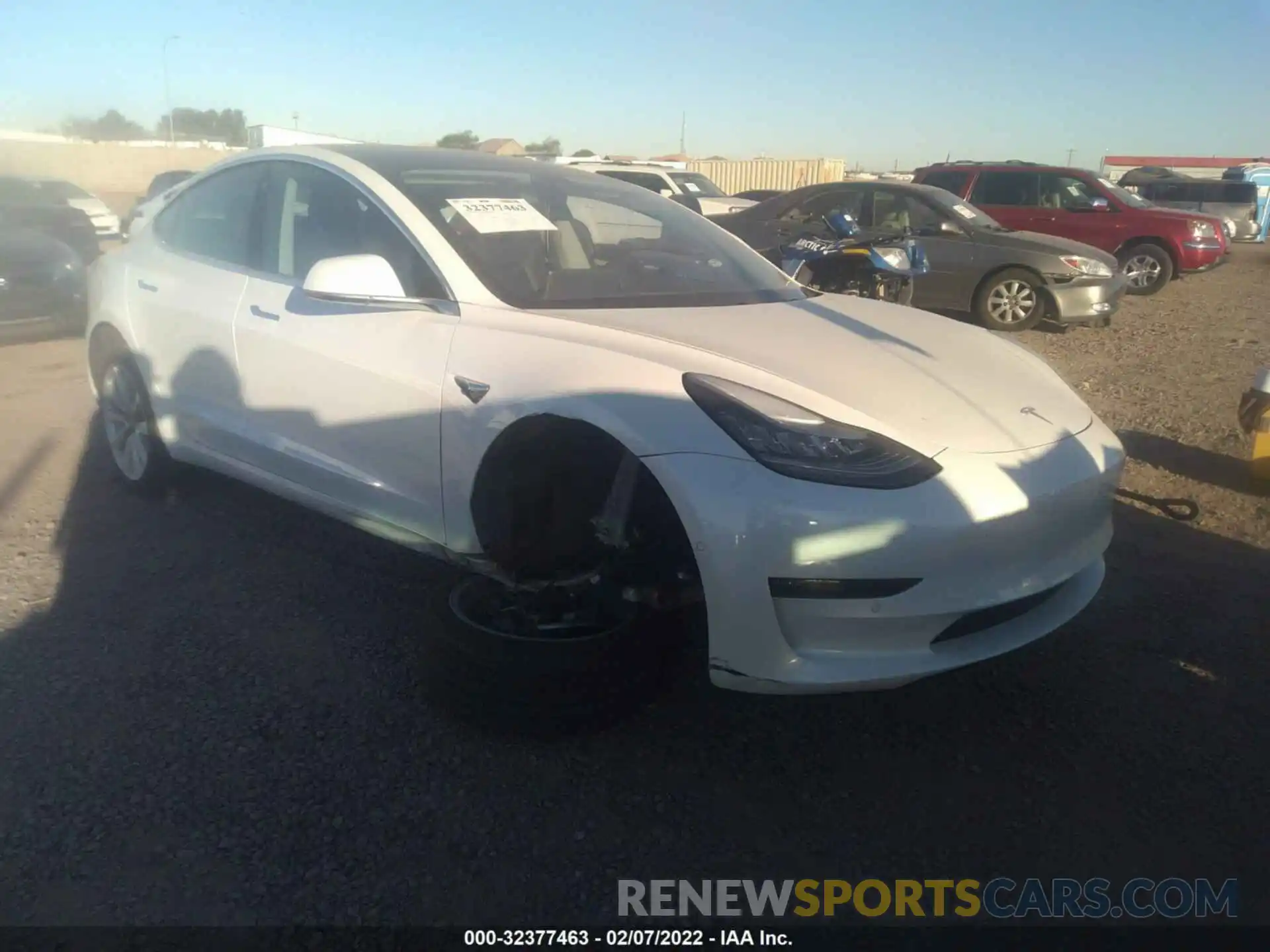 1 Photograph of a damaged car 5YJ3E1EB8KF512804 TESLA MODEL 3 2019