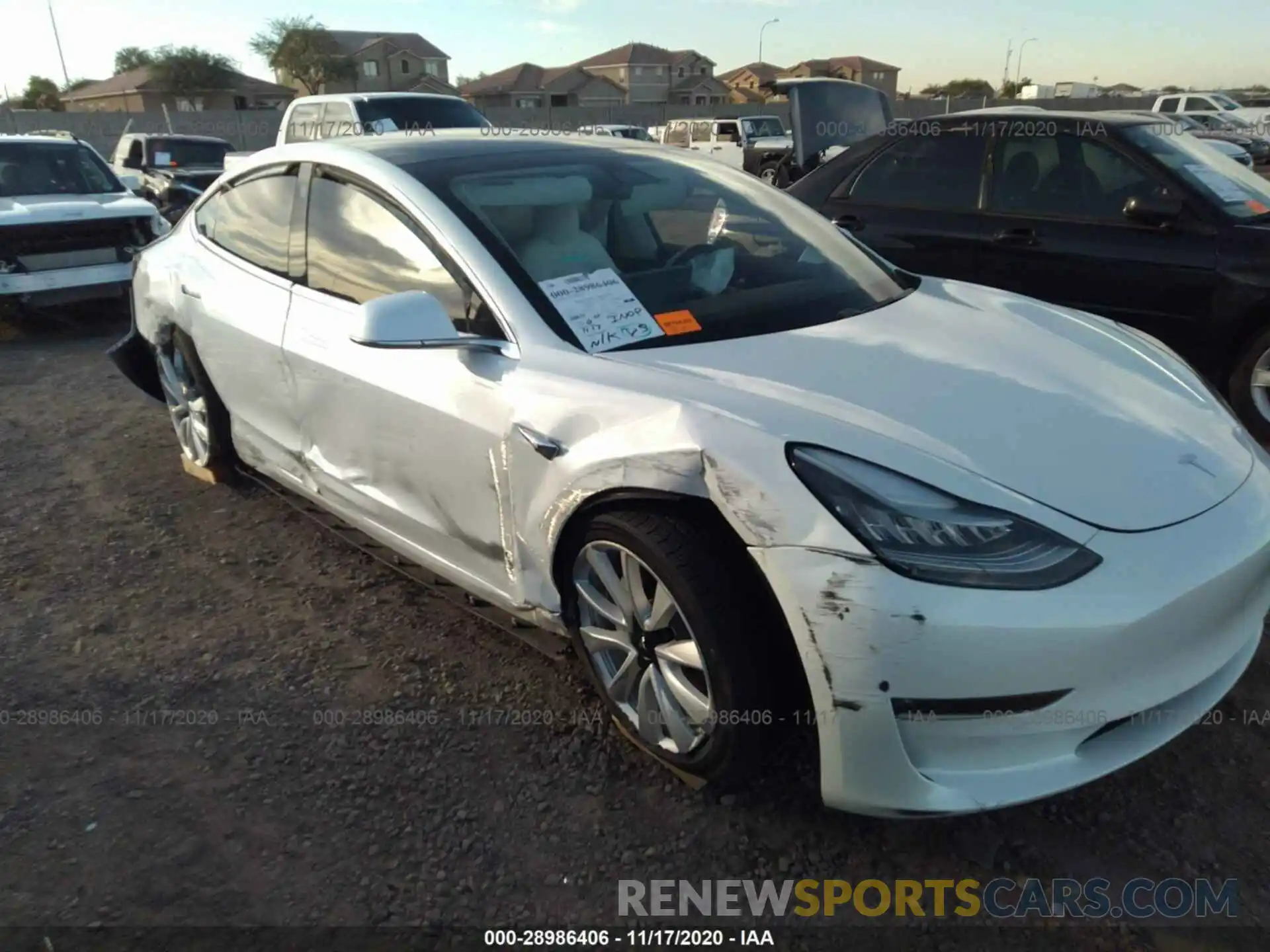 6 Photograph of a damaged car 5YJ3E1EB8KF513662 TESLA MODEL 3 2019