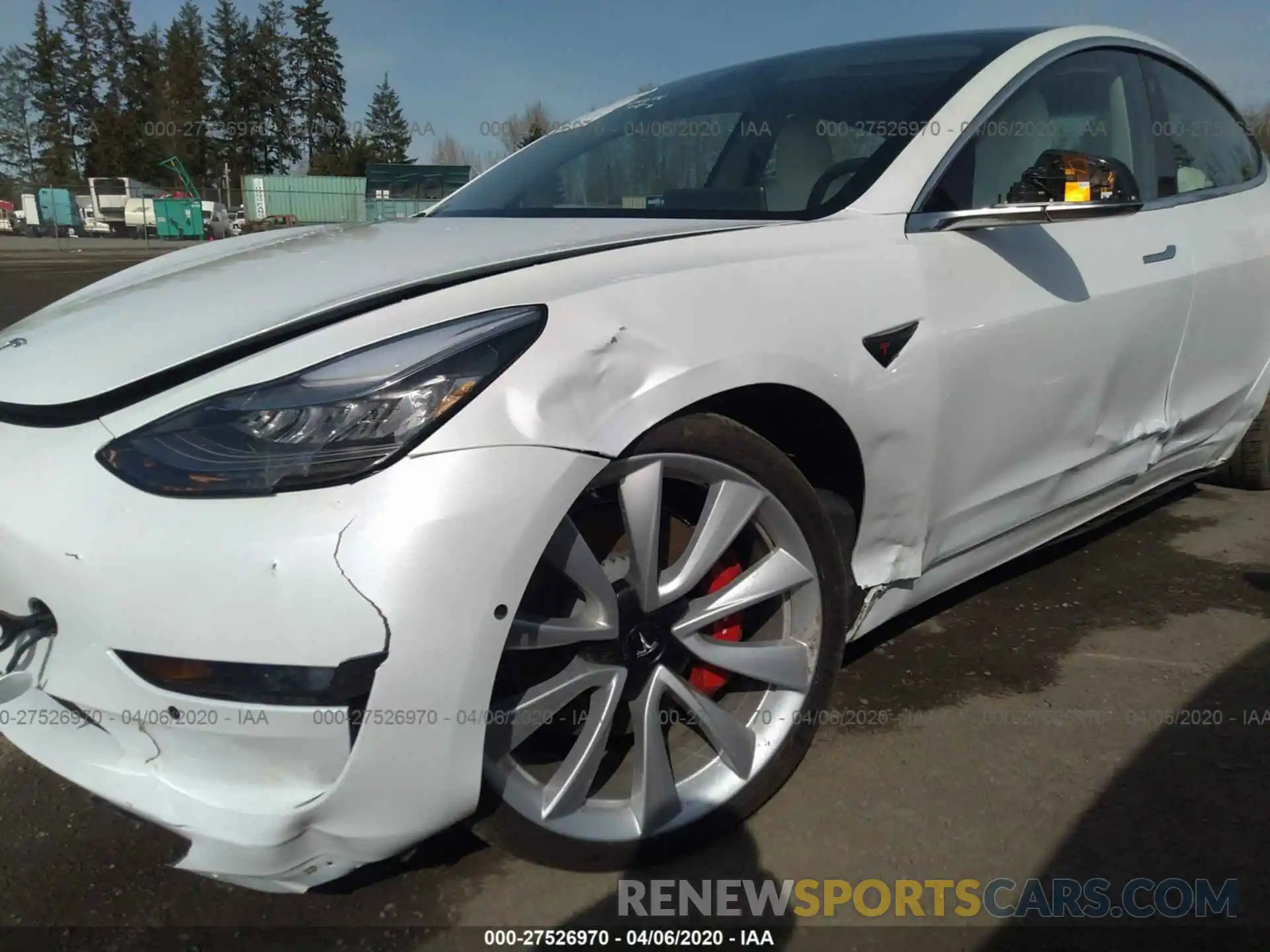 6 Photograph of a damaged car 5YJ3E1EB8KF514469 TESLA MODEL 3 2019