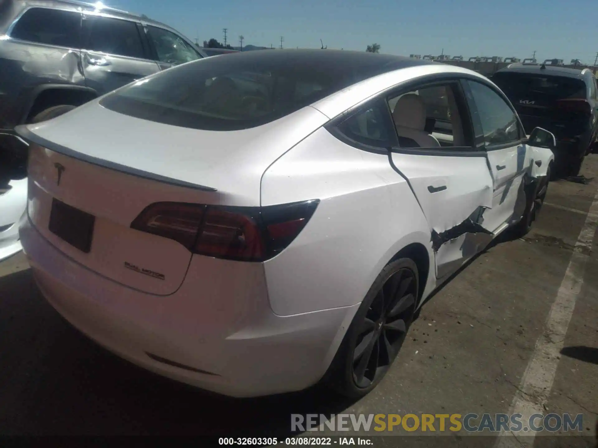 4 Photograph of a damaged car 5YJ3E1EB8KF514634 TESLA MODEL 3 2019