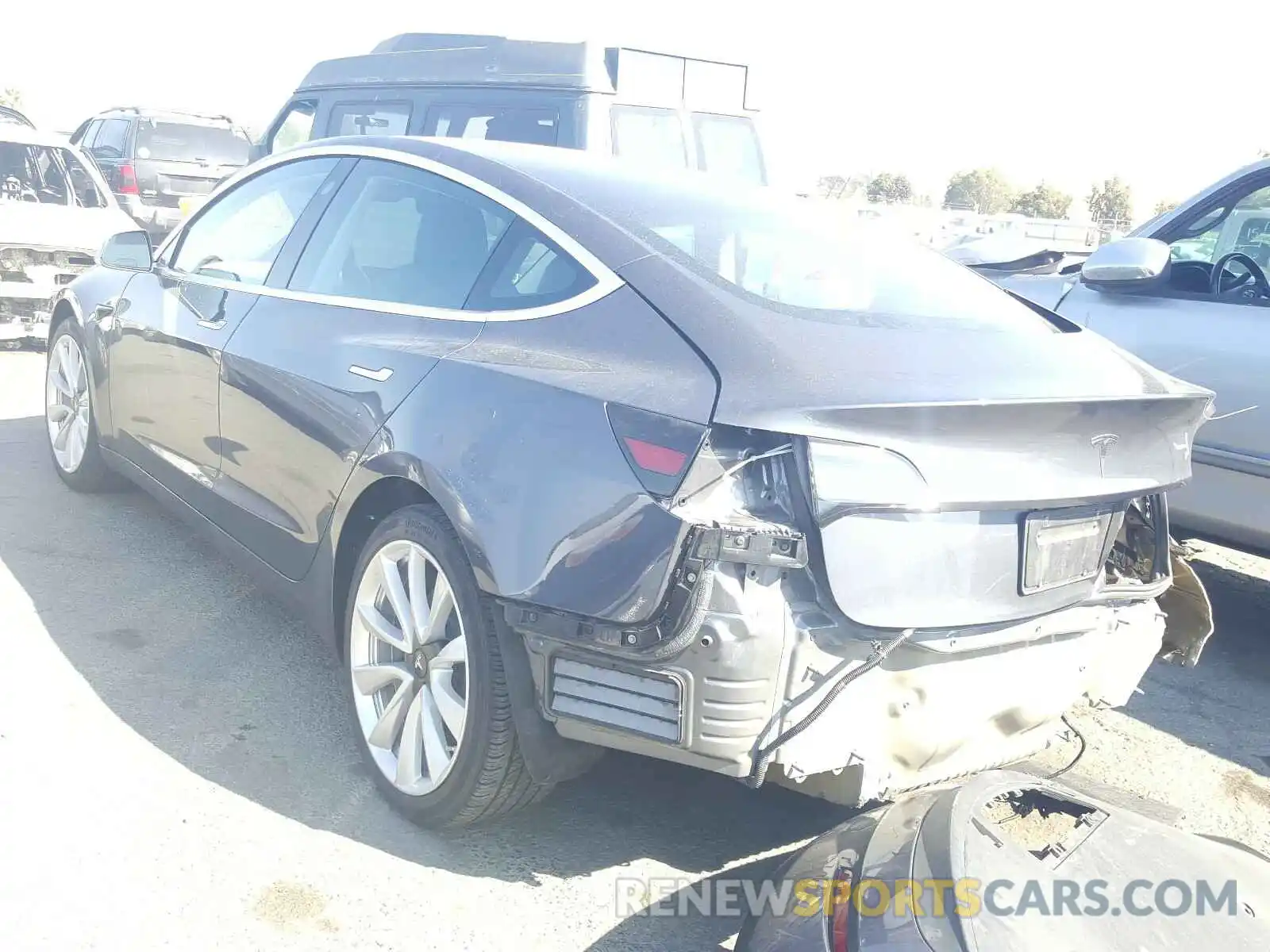 9 Photograph of a damaged car 5YJ3E1EB8KF521597 TESLA MODEL 3 2019