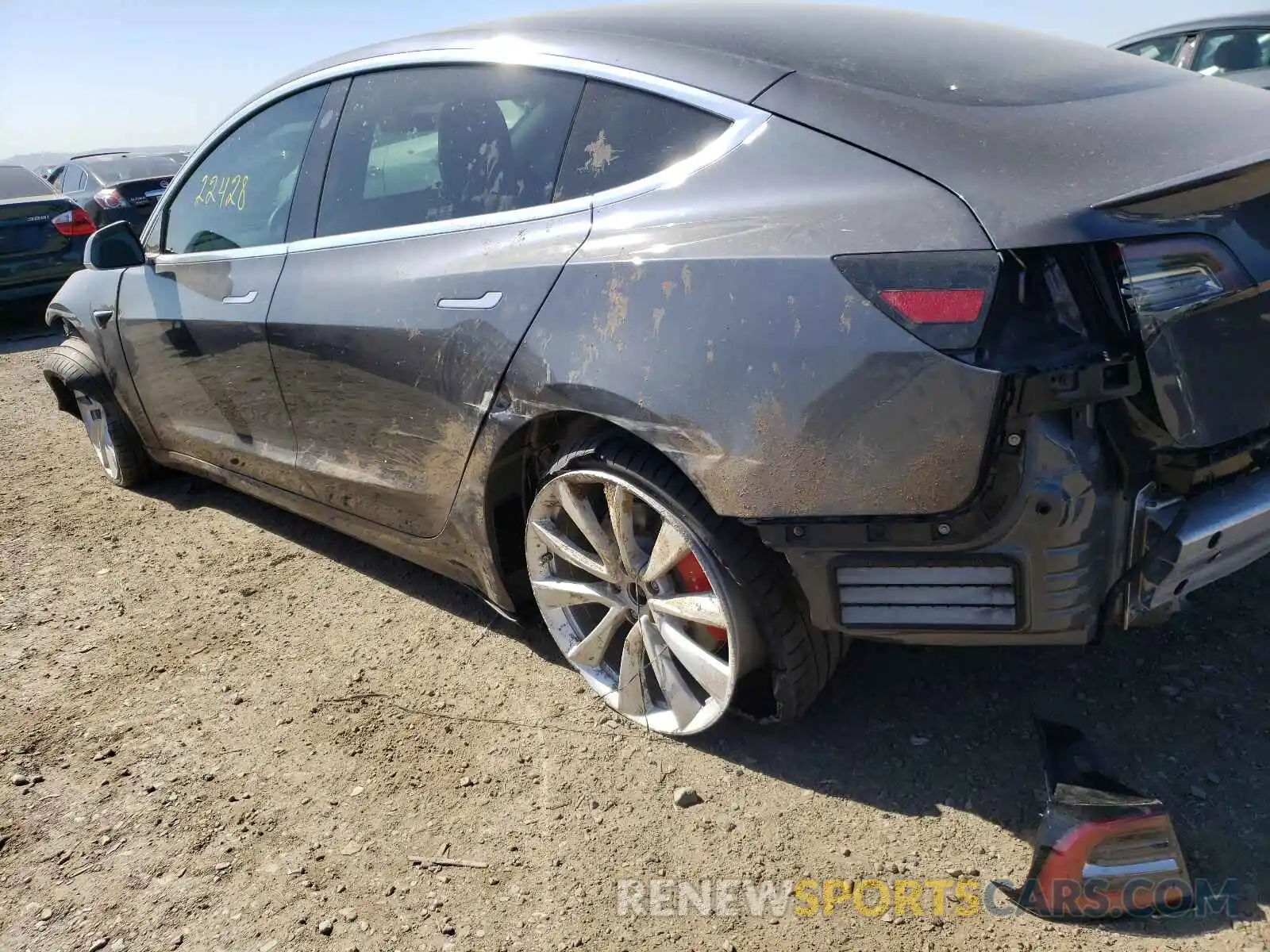 9 Фотография поврежденного автомобиля 5YJ3E1EB8KF522393 TESLA MODEL 3 2019