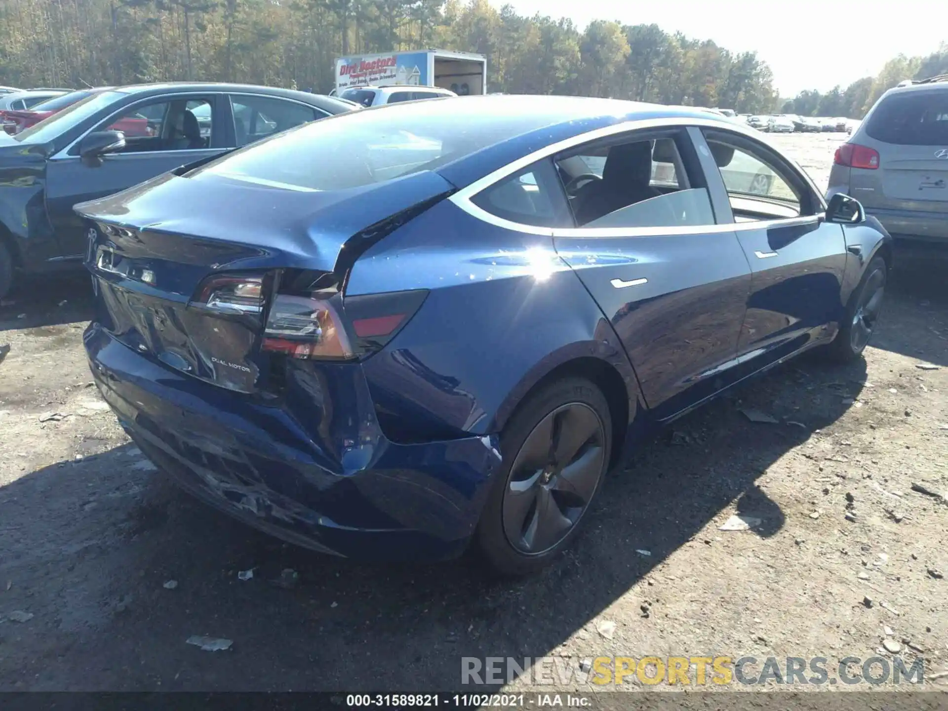 4 Photograph of a damaged car 5YJ3E1EB8KF533443 TESLA MODEL 3 2019