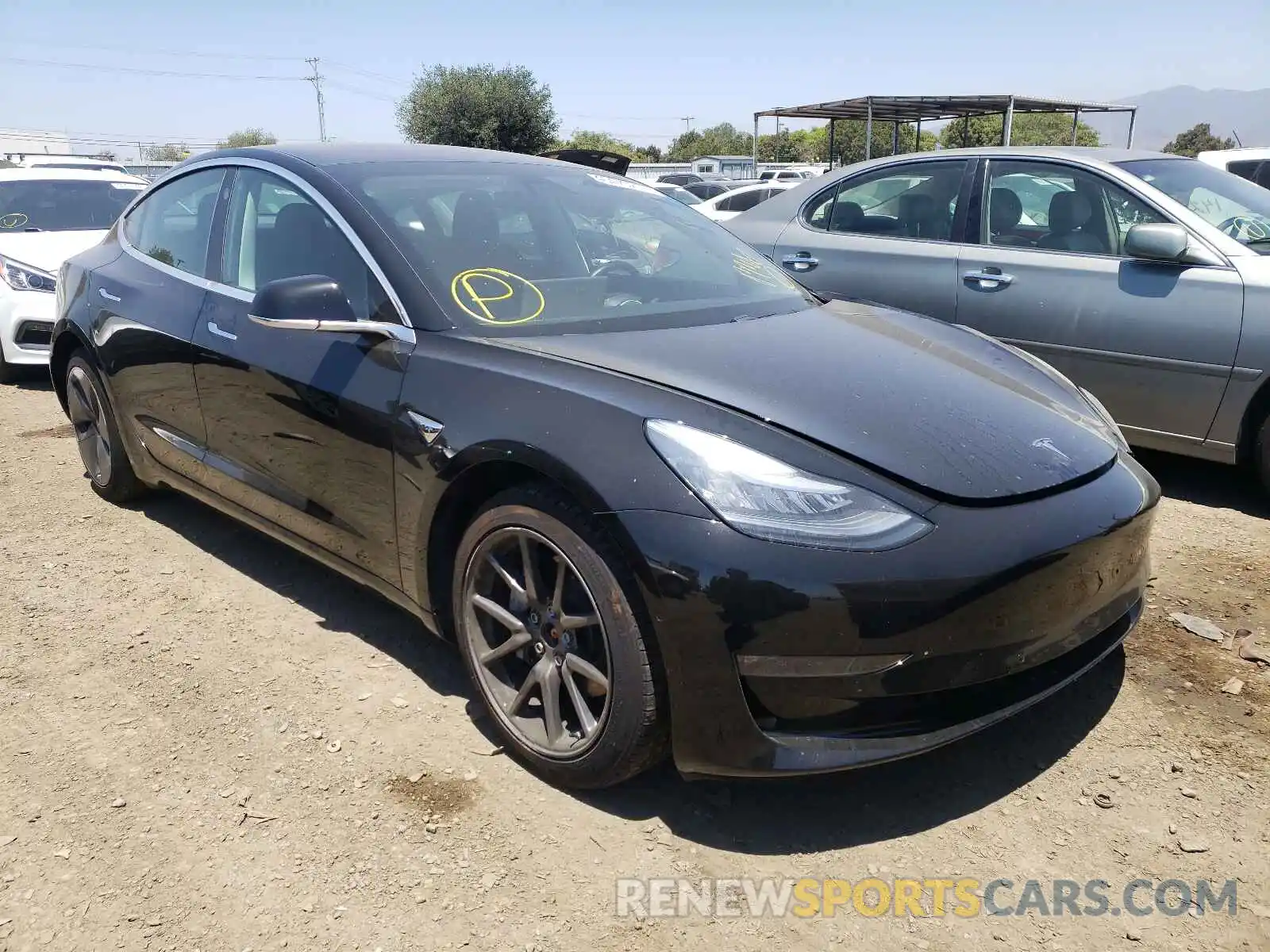 1 Photograph of a damaged car 5YJ3E1EB9KF191209 TESLA MODEL 3 2019