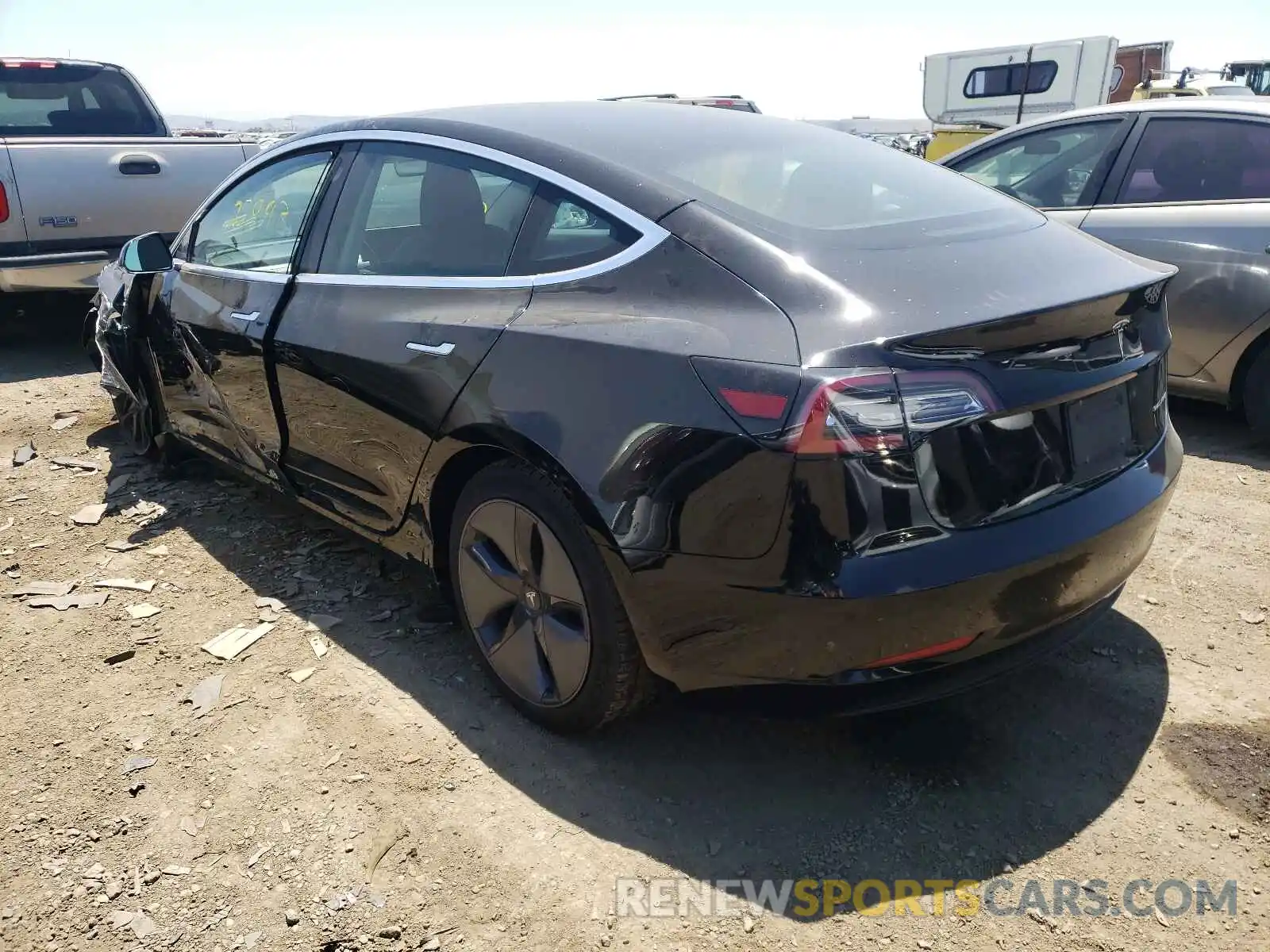 3 Photograph of a damaged car 5YJ3E1EB9KF191209 TESLA MODEL 3 2019