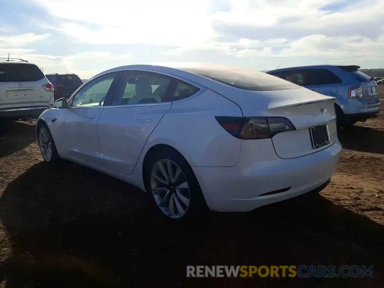 3 Photograph of a damaged car 5YJ3E1EB9KF192540 TESLA MODEL 3 2019