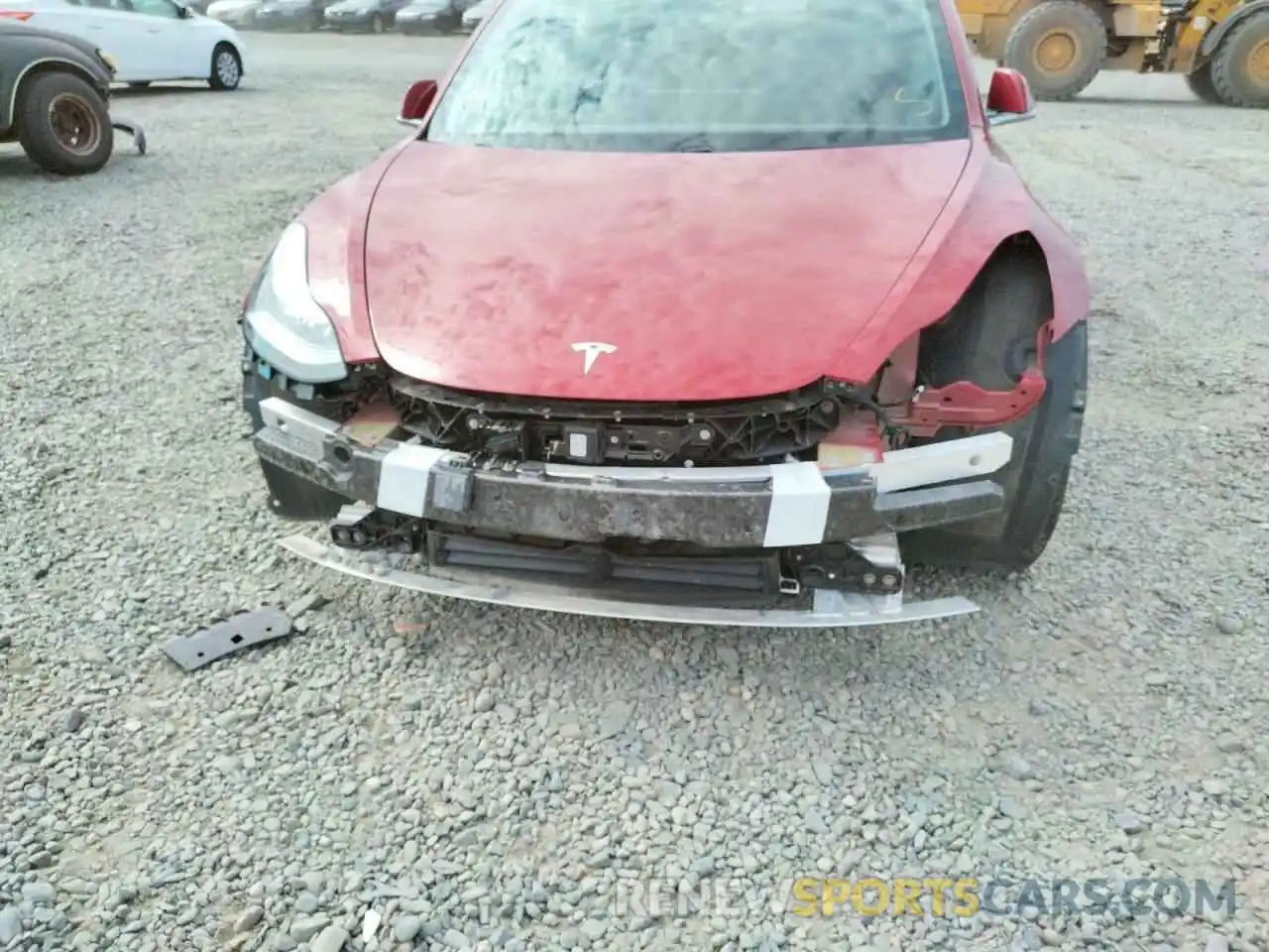 9 Photograph of a damaged car 5YJ3E1EB9KF193896 TESLA MODEL 3 2019