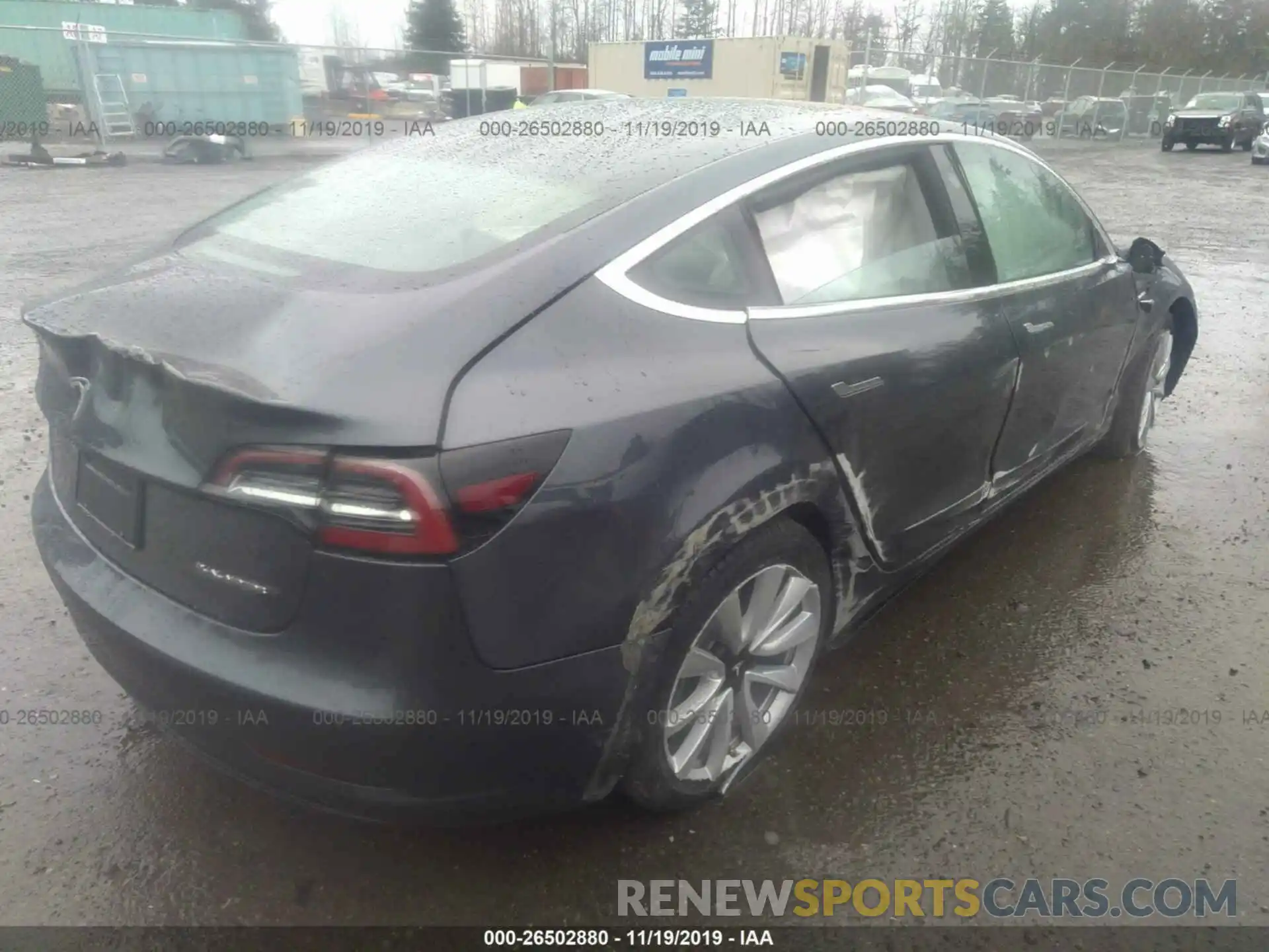 4 Photograph of a damaged car 5YJ3E1EB9KF194594 TESLA MODEL 3 2019