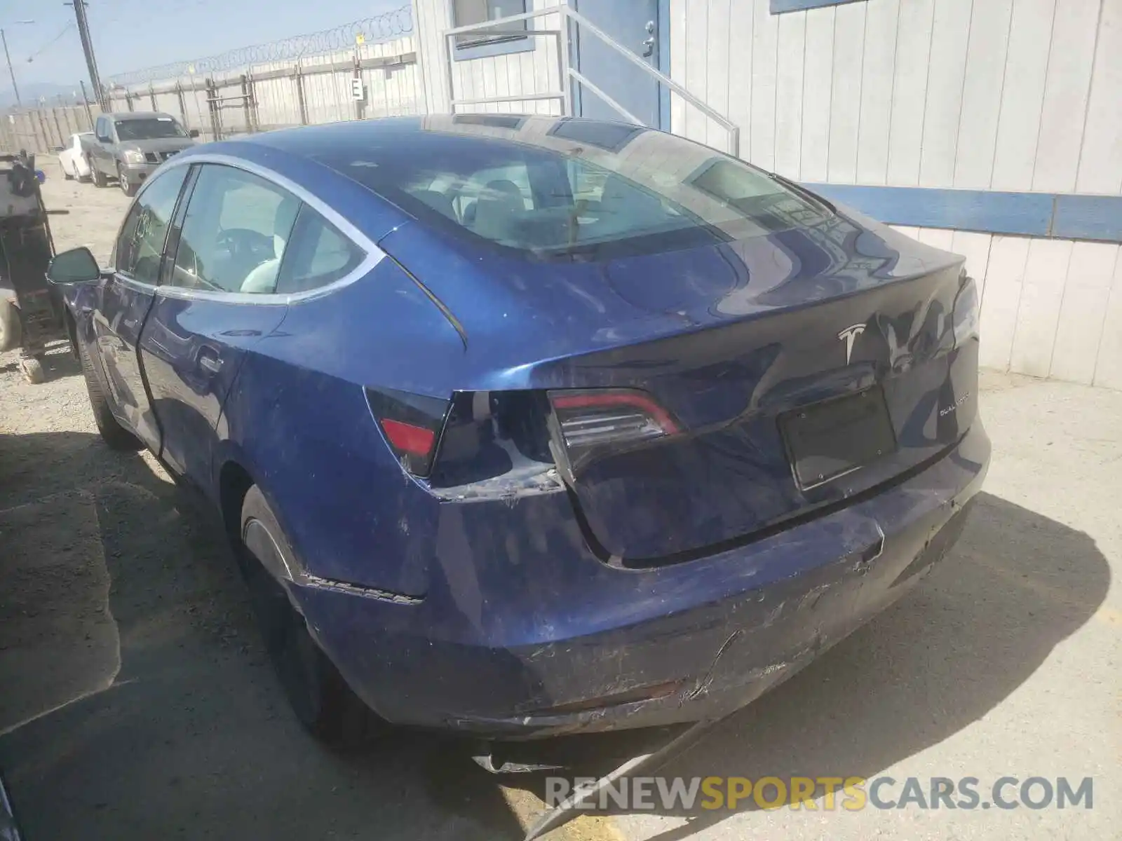 3 Photograph of a damaged car 5YJ3E1EB9KF194966 TESLA MODEL 3 2019