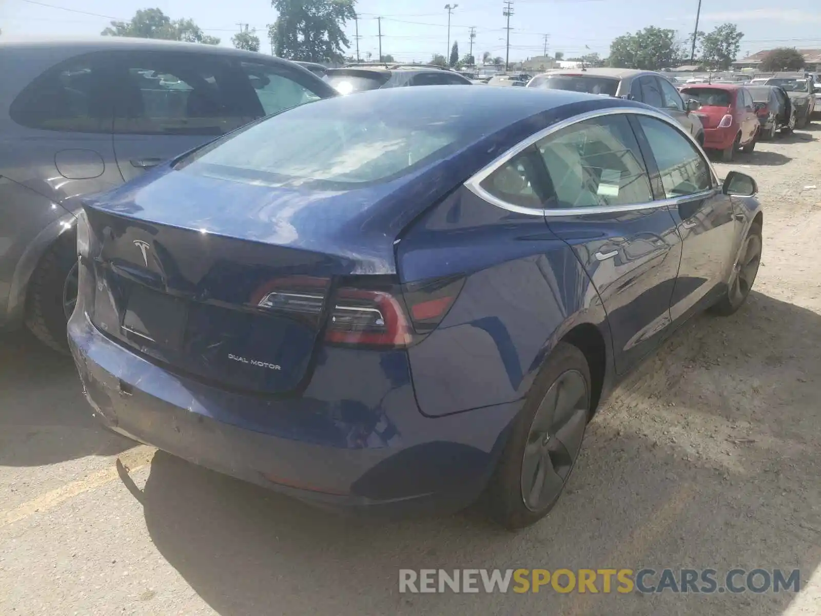 4 Photograph of a damaged car 5YJ3E1EB9KF194966 TESLA MODEL 3 2019