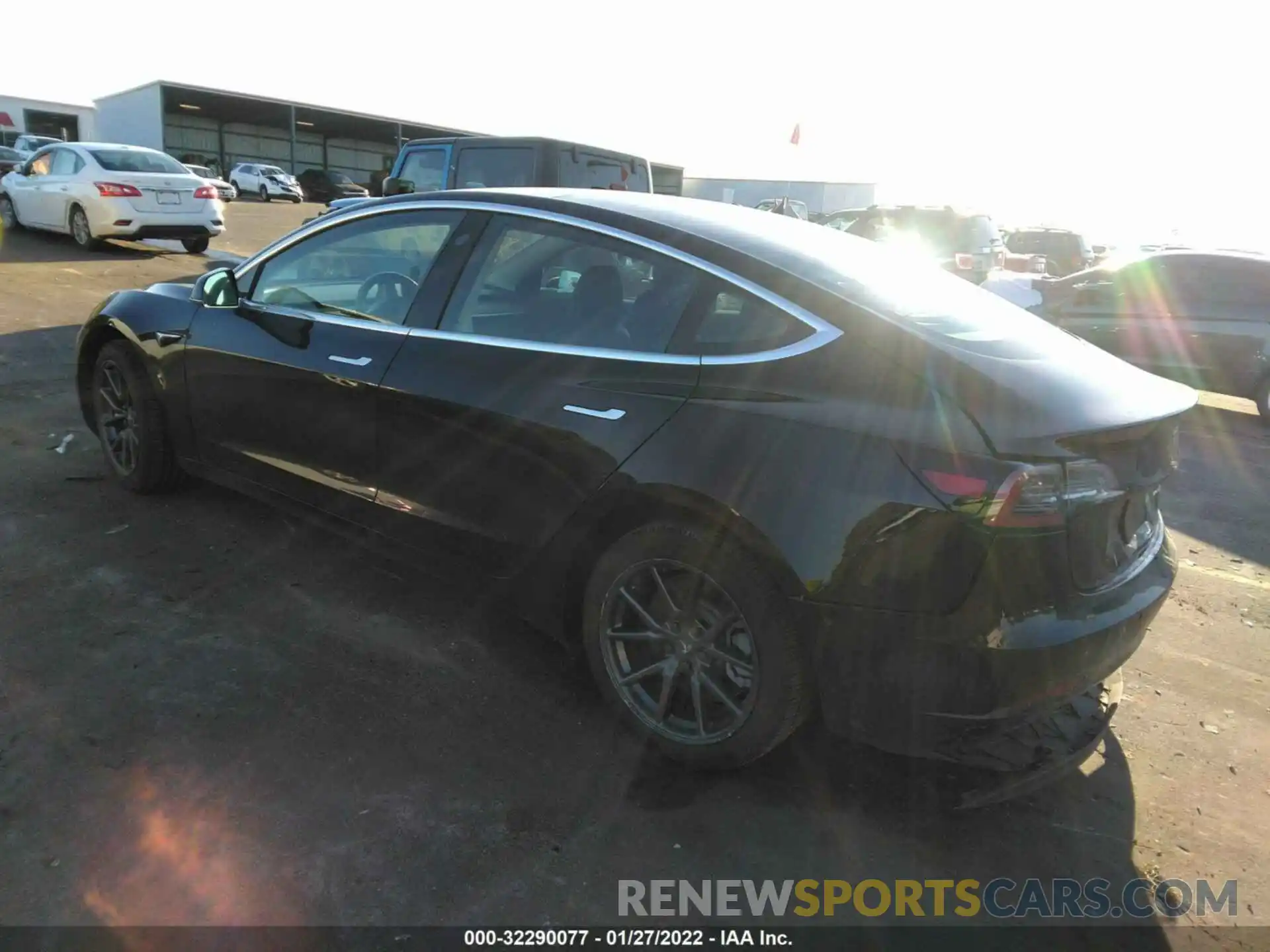 3 Photograph of a damaged car 5YJ3E1EB9KF197088 TESLA MODEL 3 2019