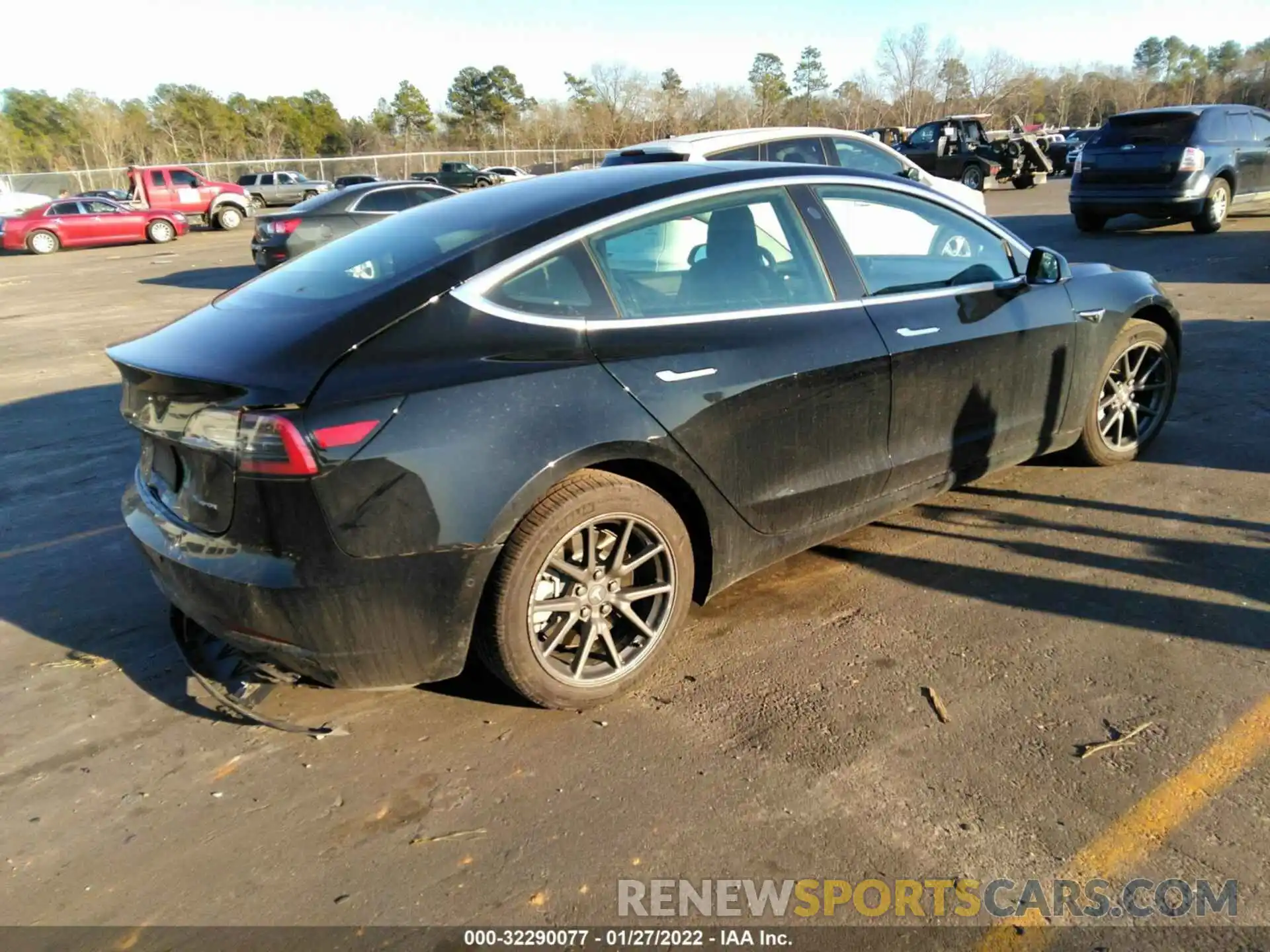 4 Photograph of a damaged car 5YJ3E1EB9KF197088 TESLA MODEL 3 2019