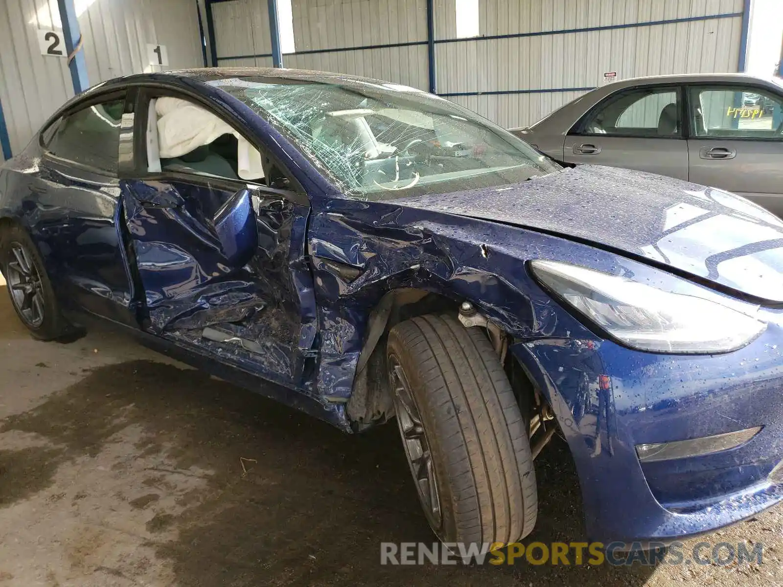 9 Photograph of a damaged car 5YJ3E1EB9KF199309 TESLA MODEL 3 2019