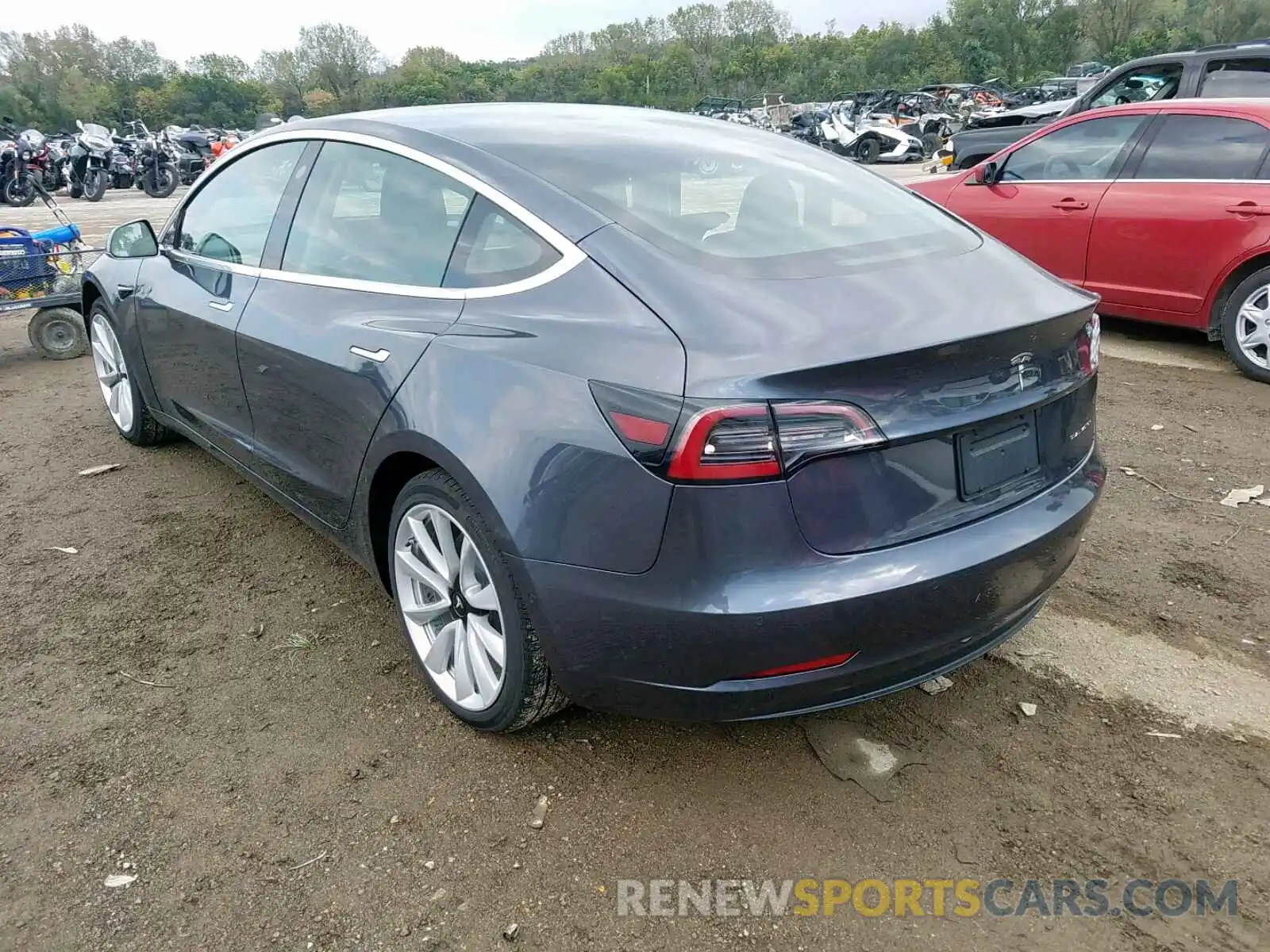 3 Фотография поврежденного автомобиля 5YJ3E1EB9KF205853 TESLA MODEL 3 2019