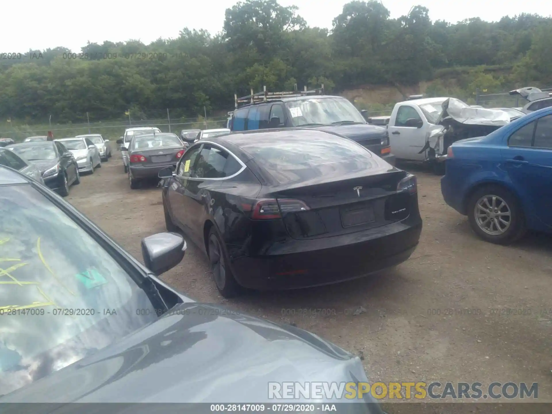 3 Photograph of a damaged car 5YJ3E1EB9KF209160 TESLA MODEL 3 2019