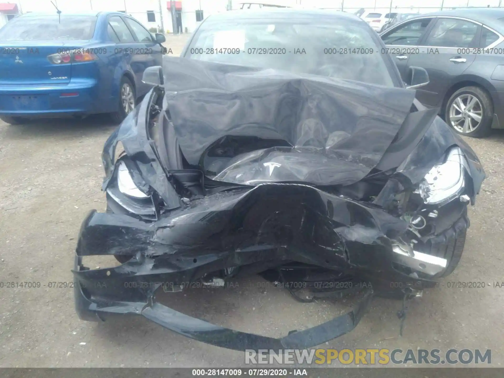 6 Photograph of a damaged car 5YJ3E1EB9KF209160 TESLA MODEL 3 2019