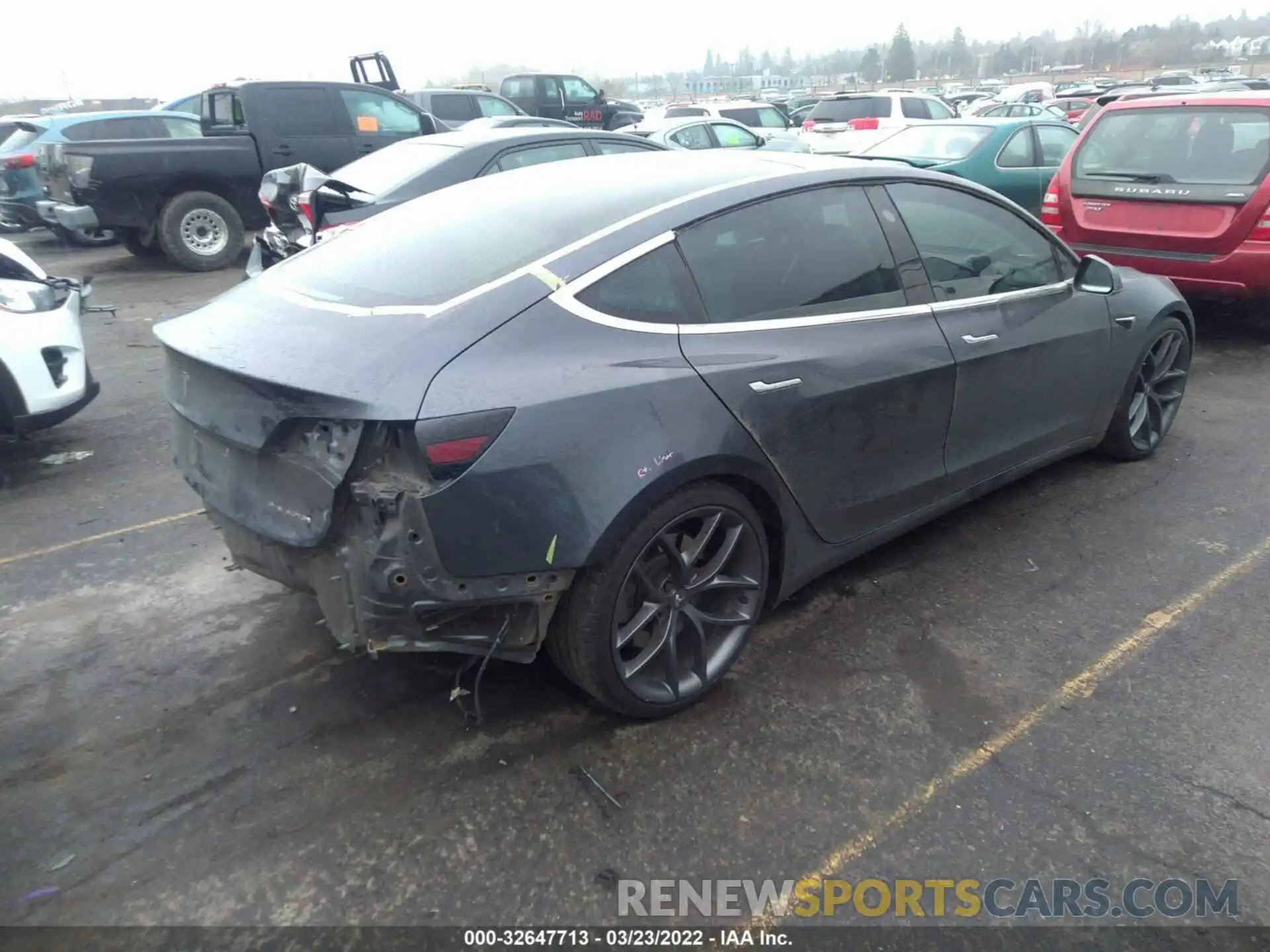 4 Photograph of a damaged car 5YJ3E1EB9KF209899 TESLA MODEL 3 2019