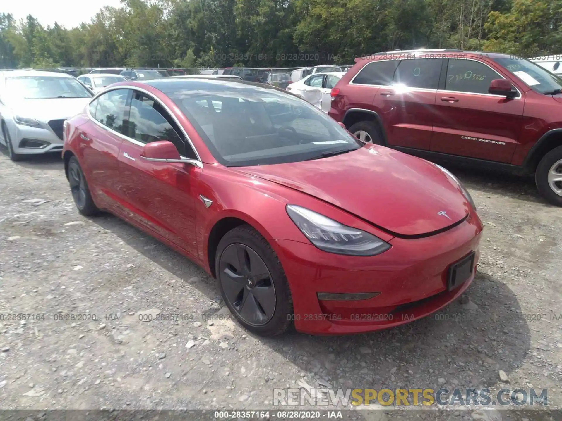 1 Photograph of a damaged car 5YJ3E1EB9KF210521 TESLA MODEL 3 2019