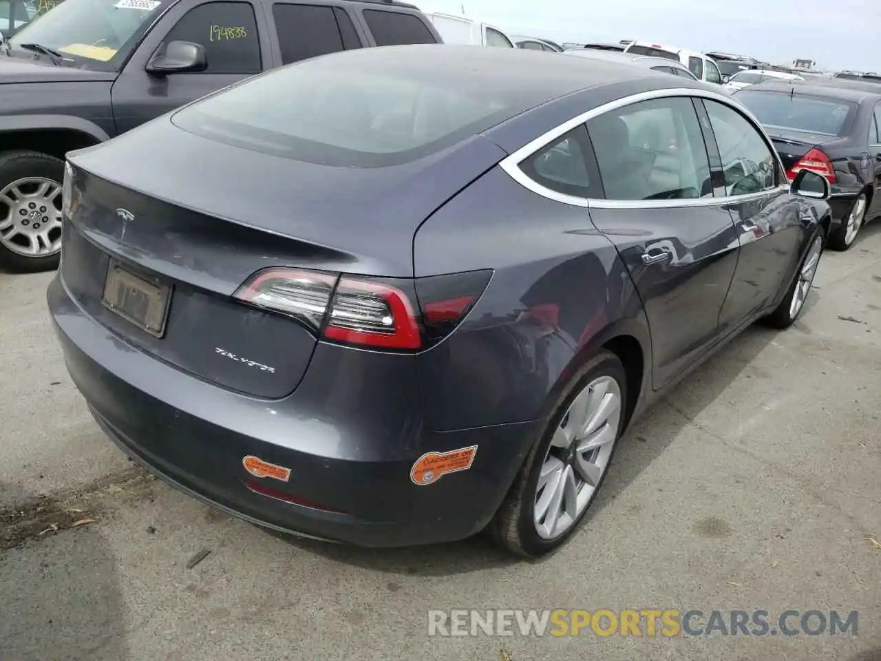 4 Photograph of a damaged car 5YJ3E1EB9KF212298 TESLA MODEL 3 2019