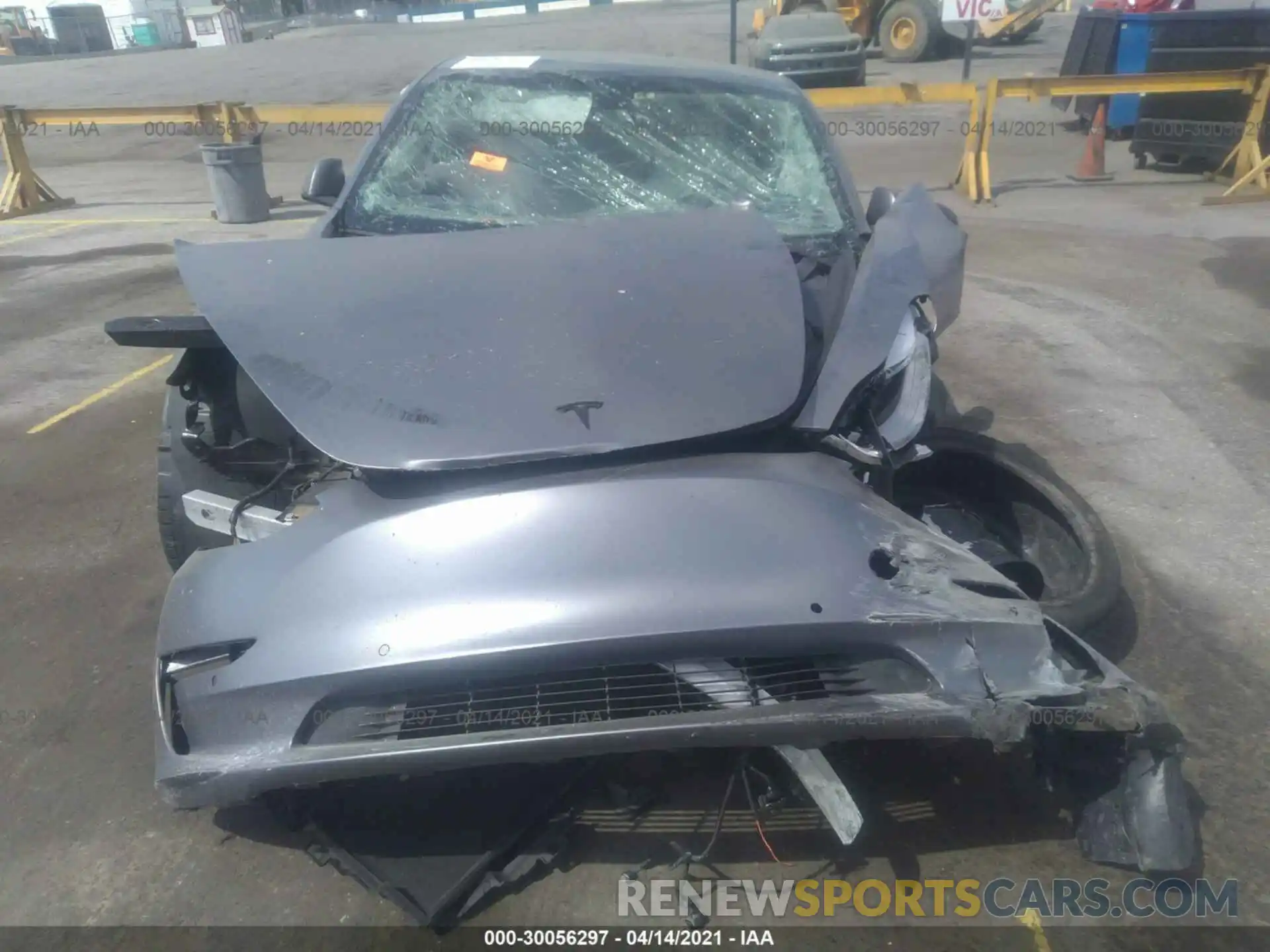 6 Фотография поврежденного автомобиля 5YJ3E1EB9KF213919 TESLA MODEL 3 2019